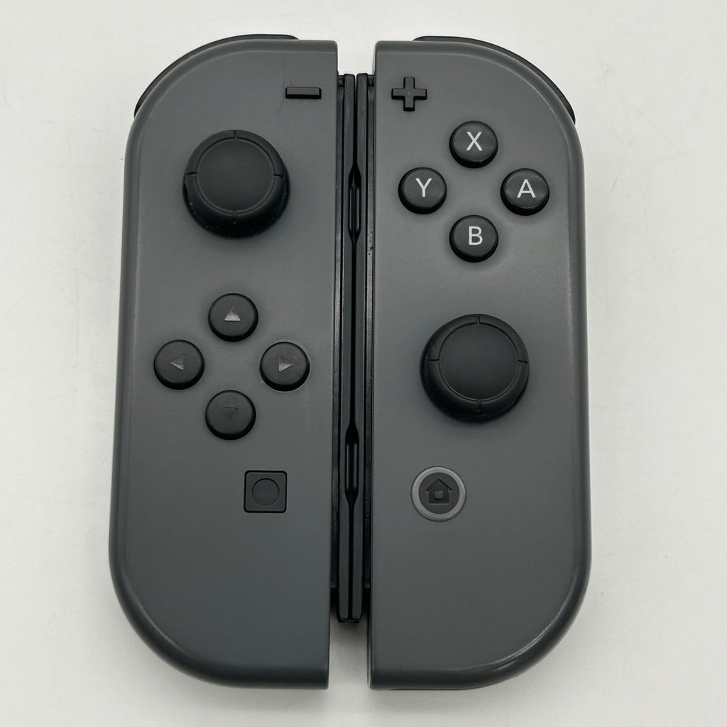 Official Nintendo Switch Gray Joy-Con Pair Controllers with JoyCon Grip