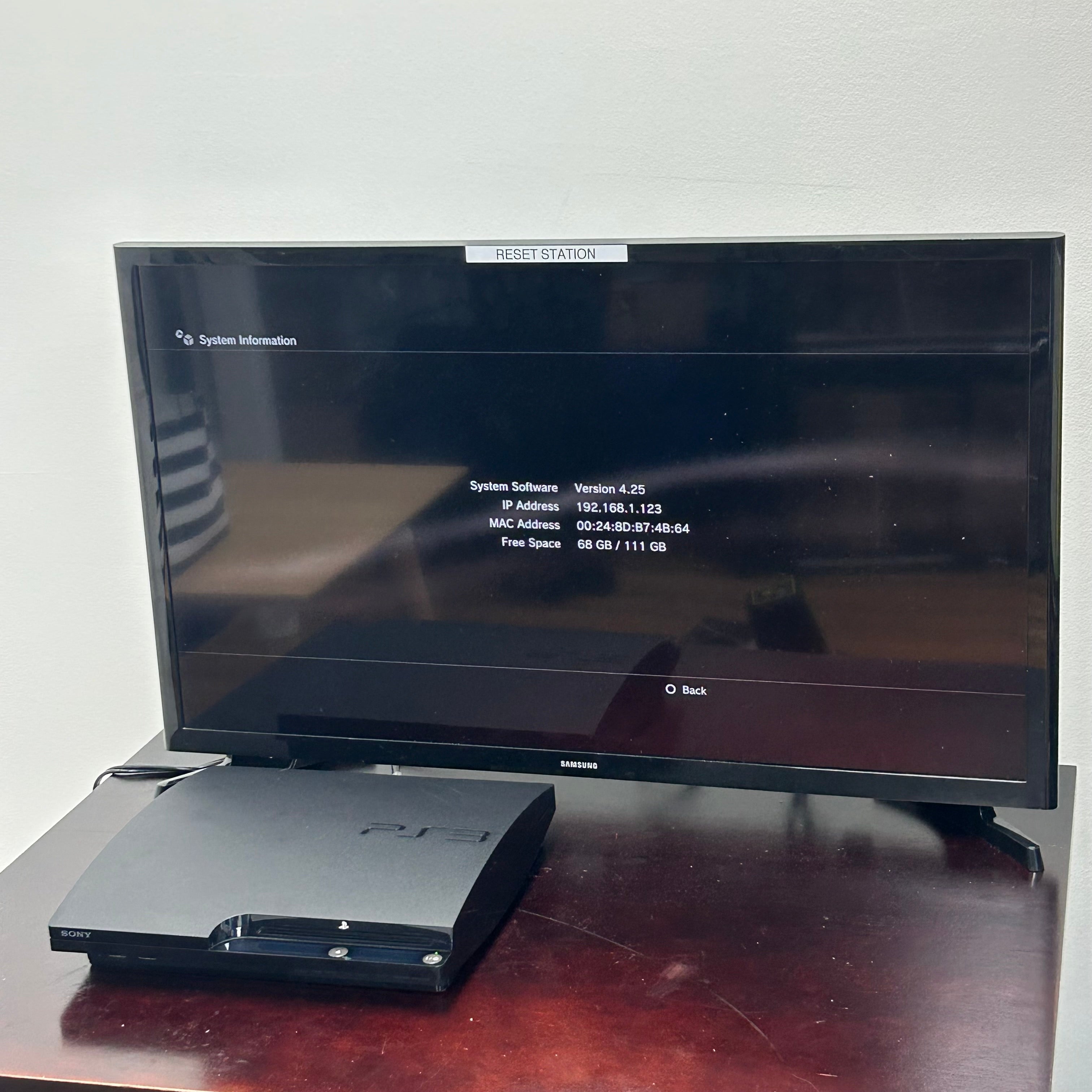 Sony PS3 Slim 120GB Console CECH-2001A Bundle 6 Games - NO CONTROLLER - Tested