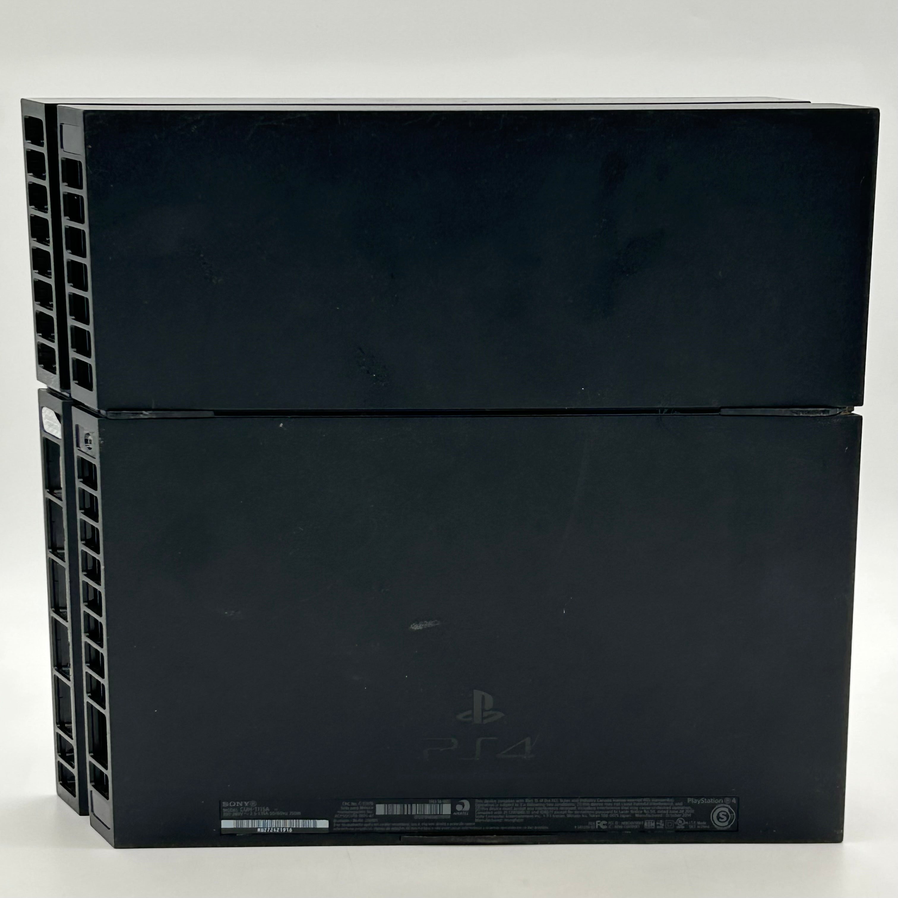 Sony PS4 Console 500GB CUH-1115A Bundle Black - Tested - Controllers Have Drift