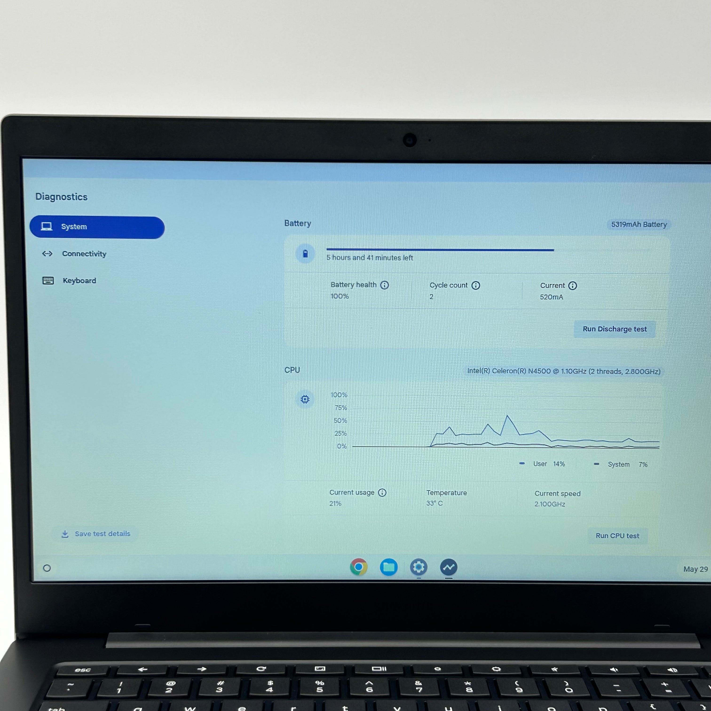 Samsung Galaxy Chromebook Go 14" 32GB 4GB | 100% Battery Health | W/ Charger