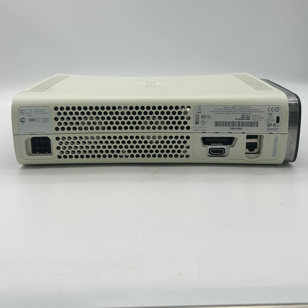 Microsoft Xbox 360 Console 120GB White w/Controller, Kinect Bar & 4 games