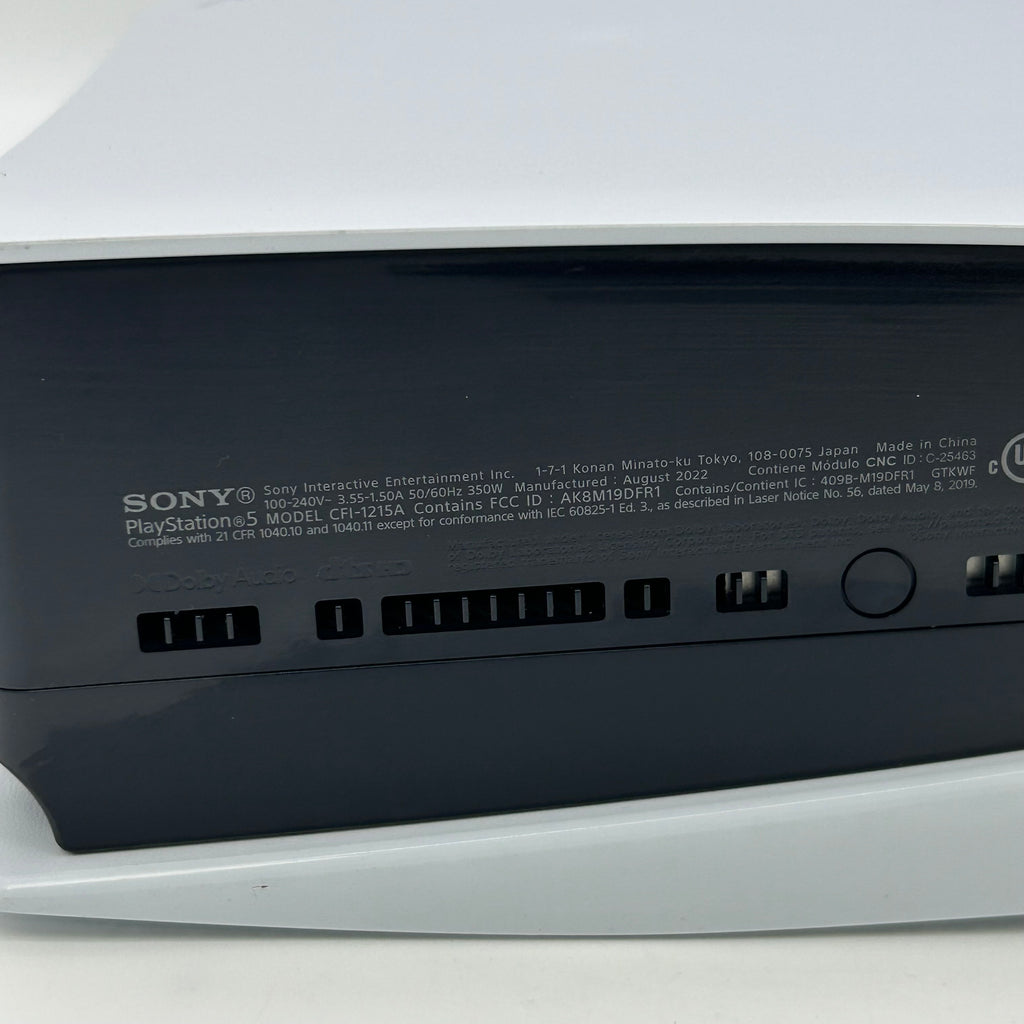 Sony PlayStation 5 Disc Edition CFI-1215A White Broken Parts or Repair