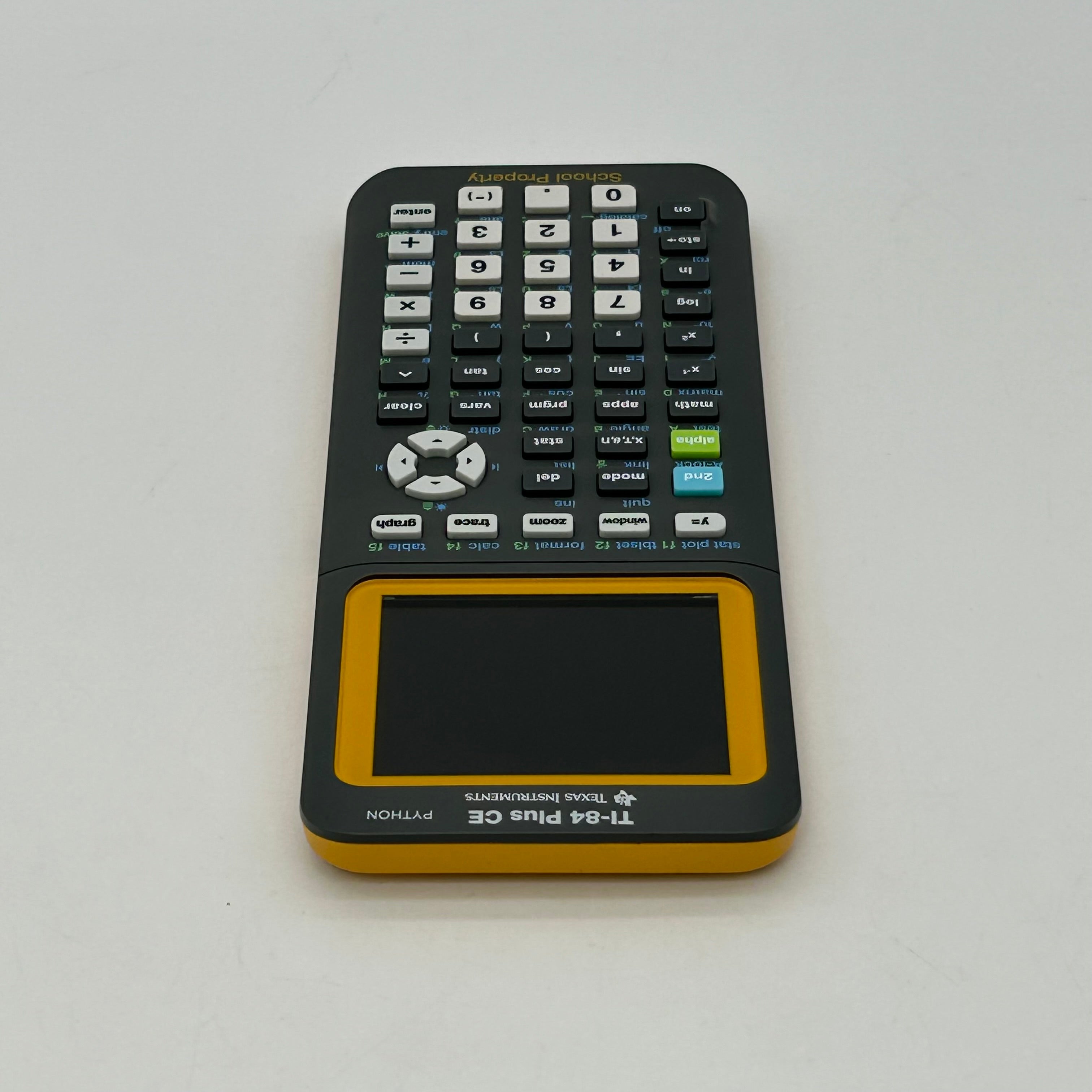 Texas Instruments TI-84 Plus CE Python Yellow School Graphing Calculator