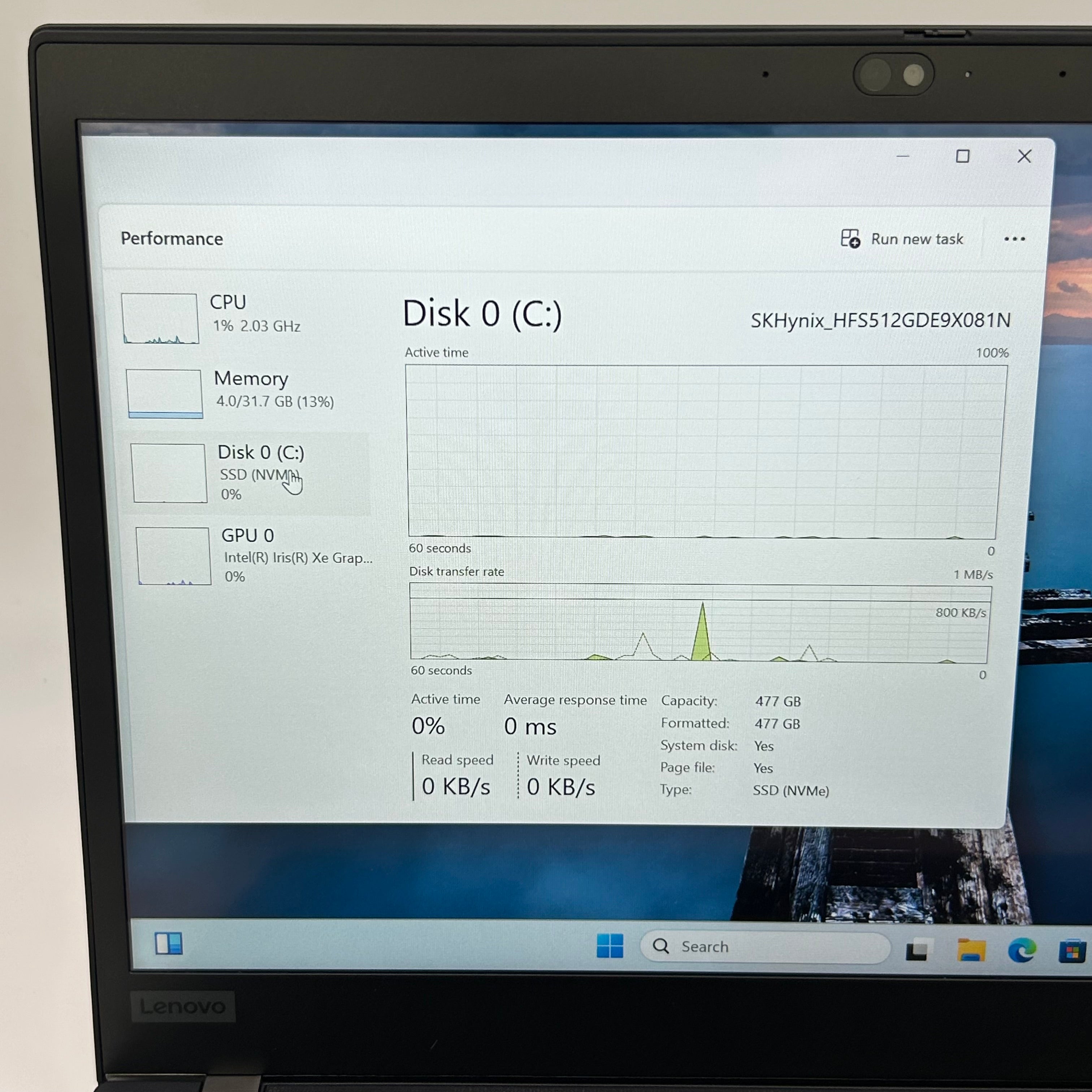 SOLD #1266 - Lenovo ThinkPad T14 -14-inch Laptop Intel Core i7-1185G7 32GB RAM 512GB NVMe SSD Windows 11 Pro