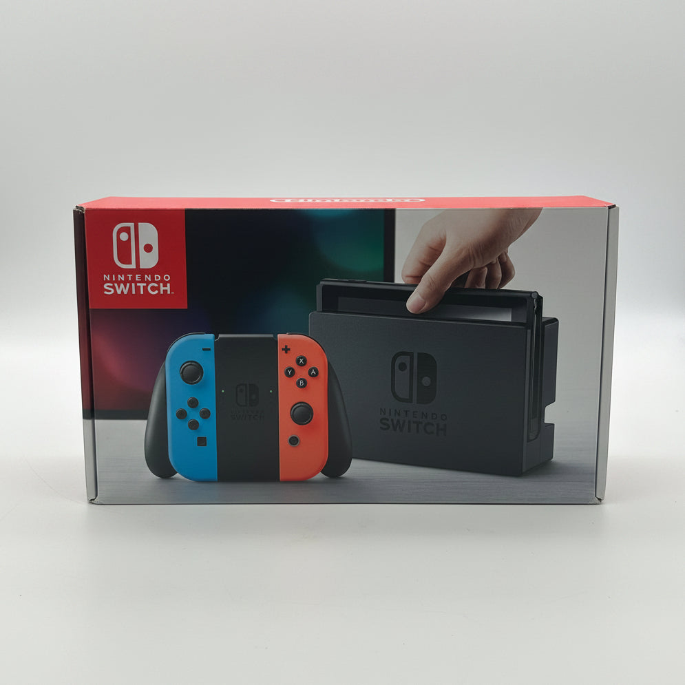 Nintendo Switch HAC-001 32GB Console with Gray Joy‑Con W Box Complete