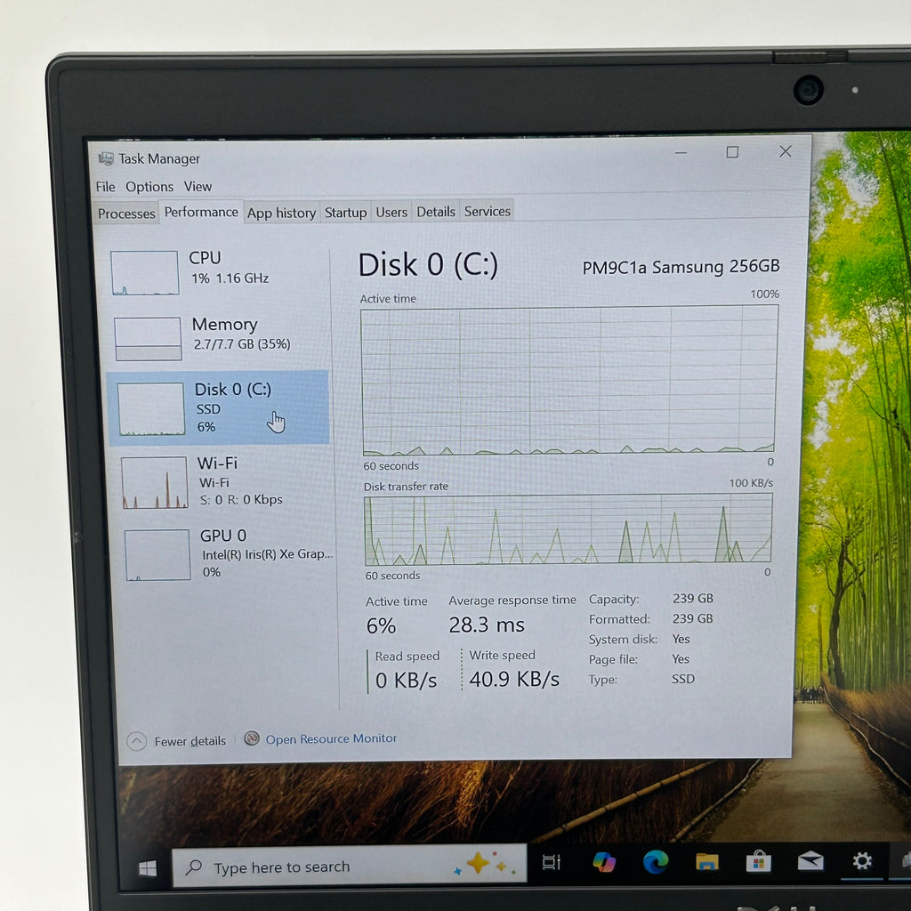 Dell Latitude 3420 14-inch Intel Core i5-1145G7 8GB RAM 256GB NVMe SSD Black