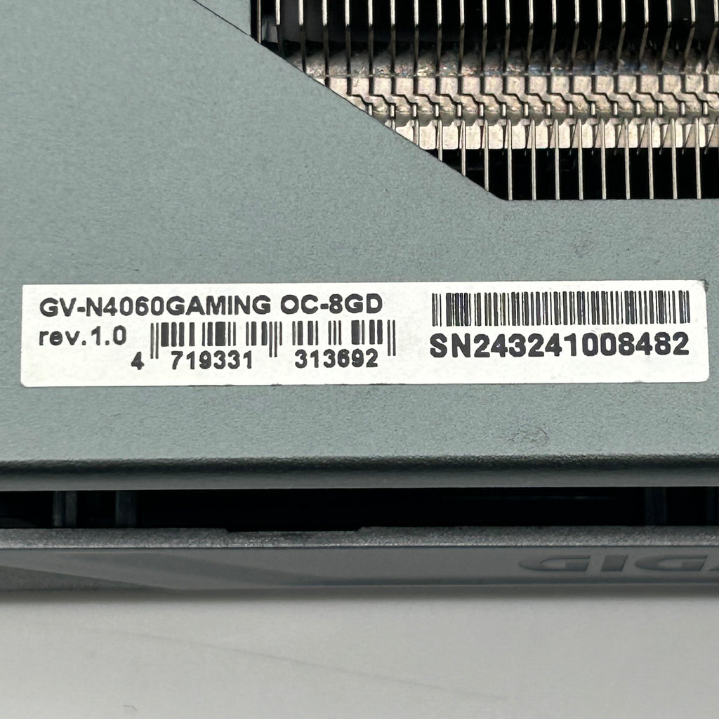 Gigabyte GEFORCE RTX 4060 OC-8GD Graphics Card GV-N4060GAMING