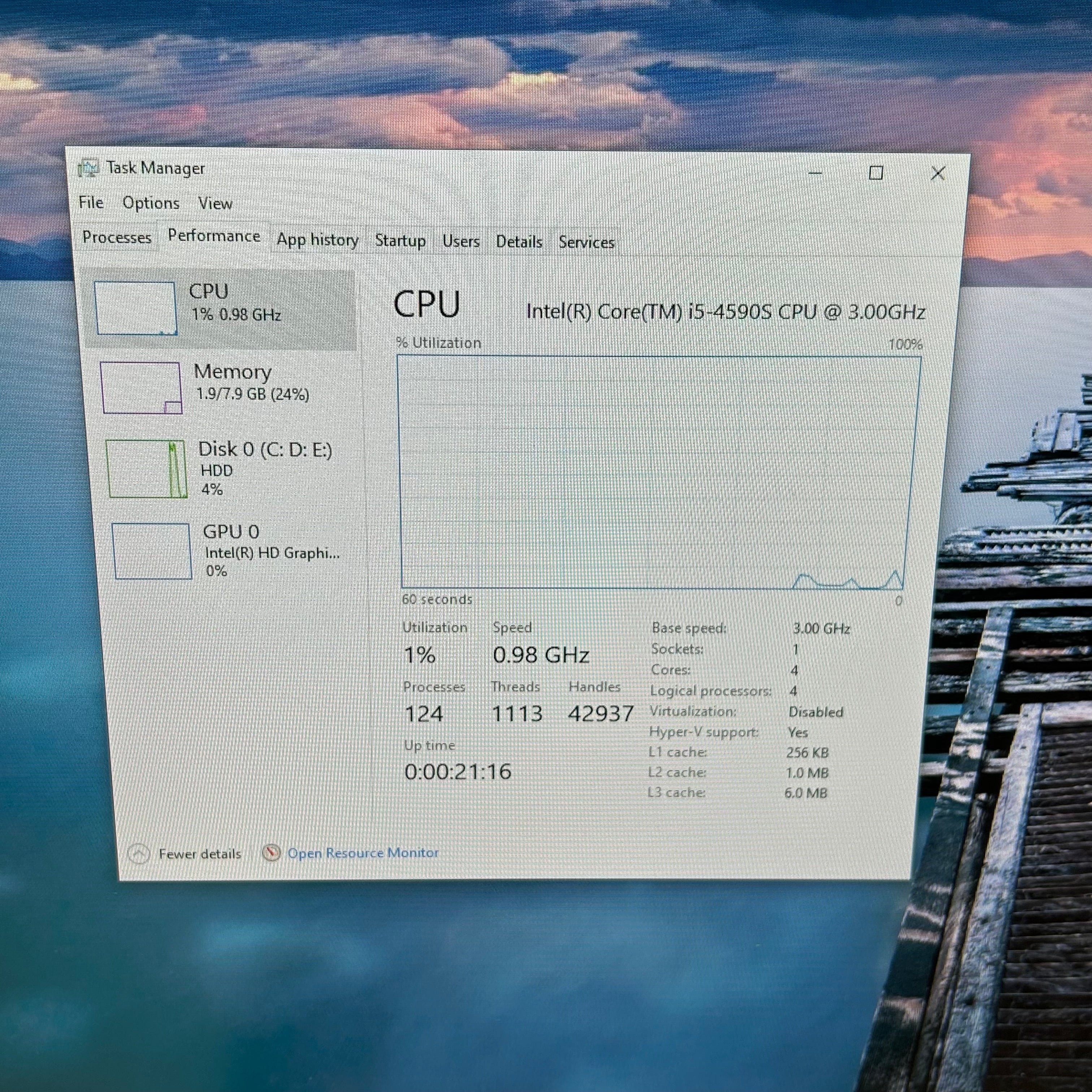HP EliteDesk 800 G1 USDT i5-4590S 3.0GHz 8GB RAM 300GB HDD Win 10 PC With Power Cord