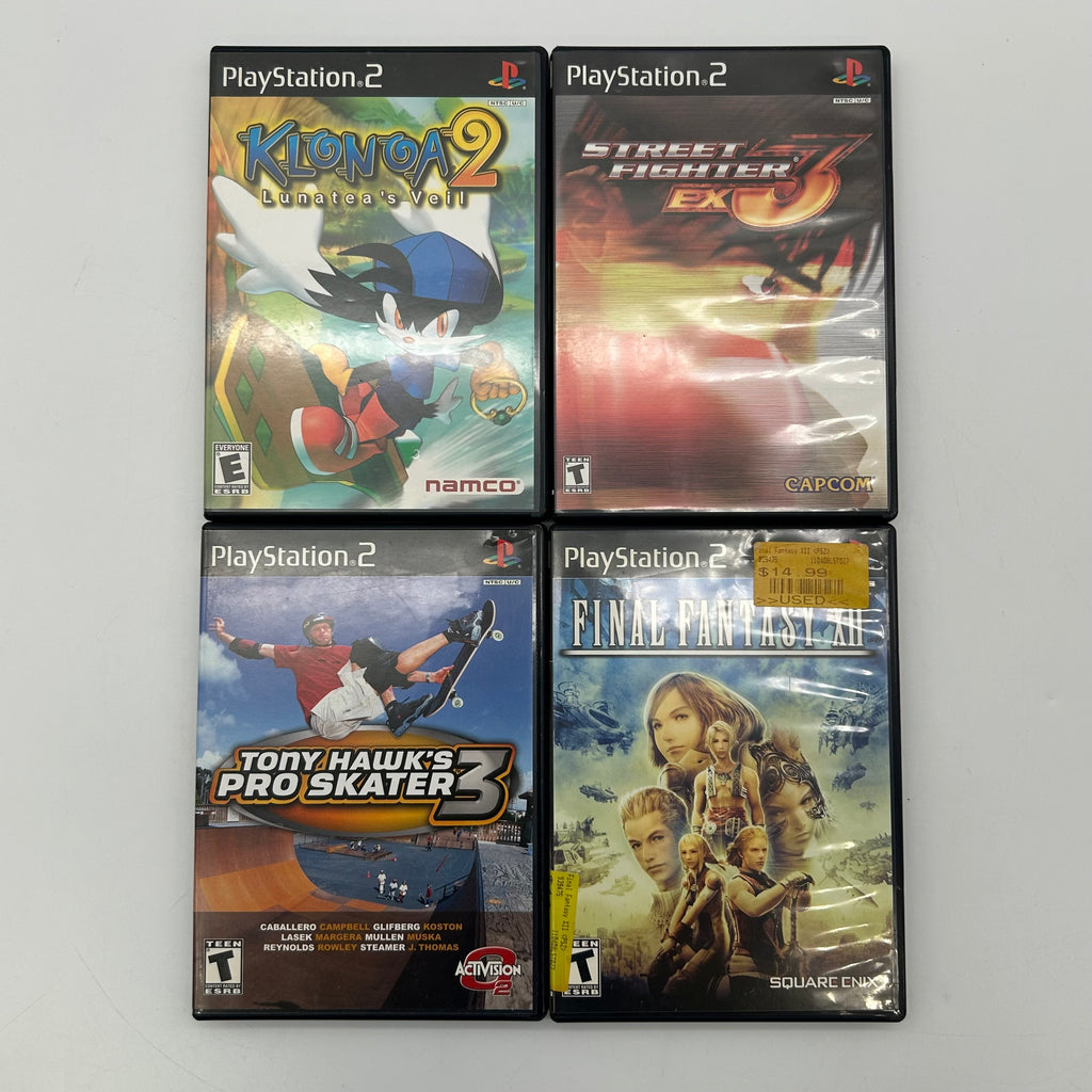 Sony PlayStation 2 Slim Satin Silver Console Bundle SCPH-77001 - Tested