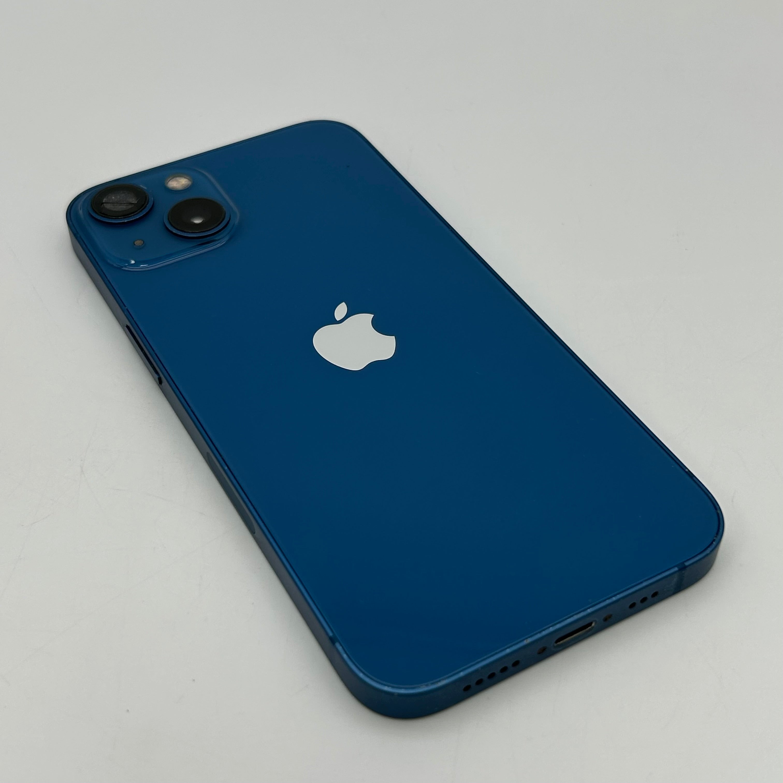 Unlocked Apple iPhone 13 128GB Blue  A2482 89% BH - Lens Cracked