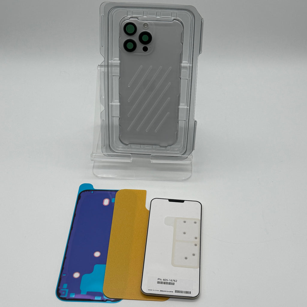 Apple iPhone 15 Pro Max OEM Back Glass - White - New No Box