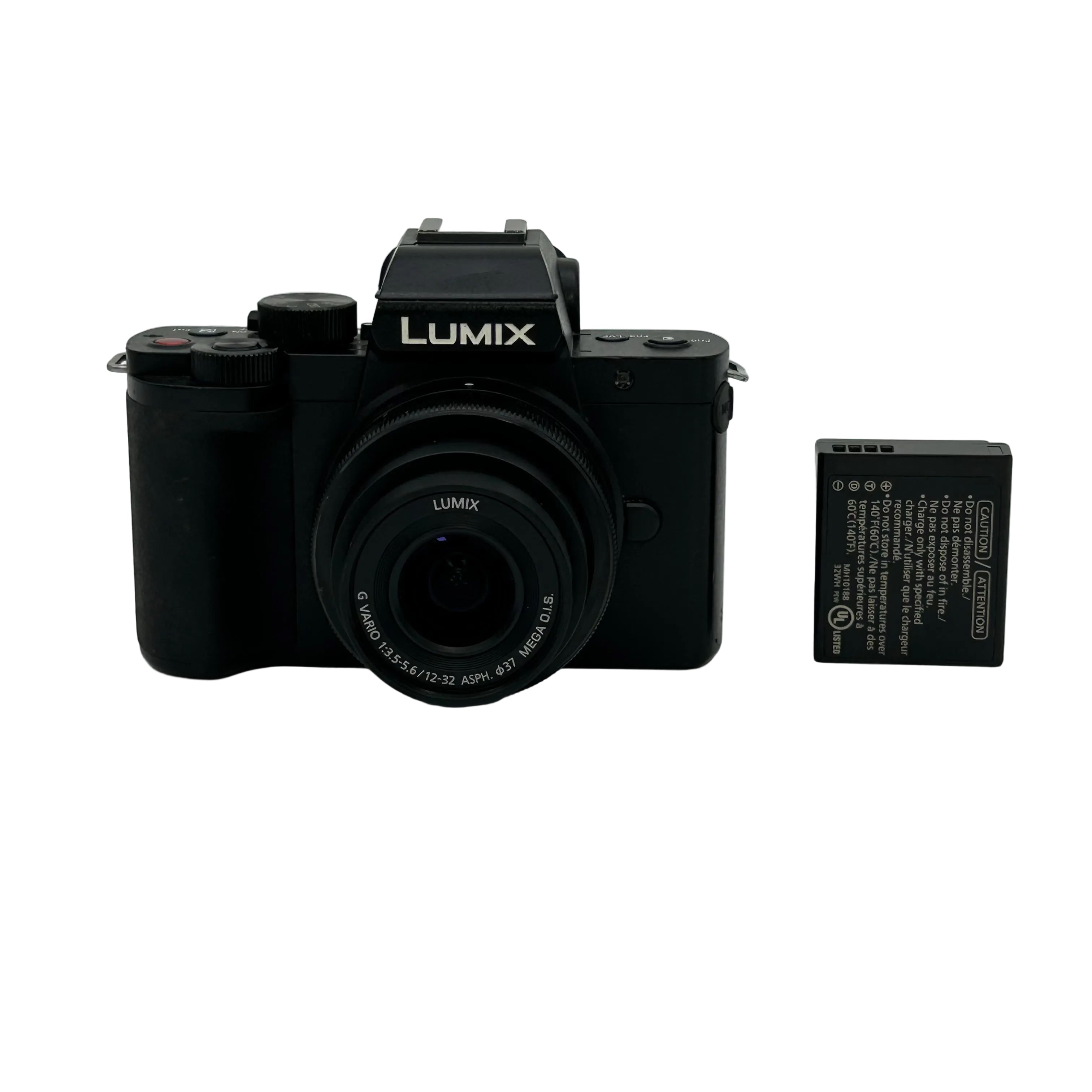 Panasonic Lumix DC-G100 Mirrorless Camera w/ 12-32mm Lens + Battery - For Parts Only