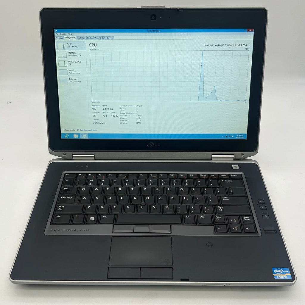 Dell Latitude E6430 14" |Core i5|2.7GHz|12GB RAM| 320GB|