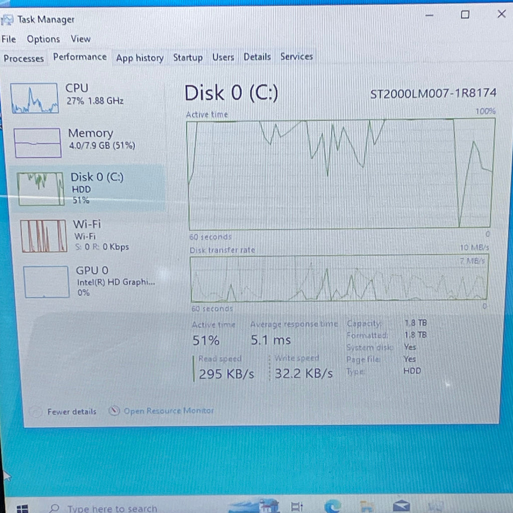 Dell Inspiron 15 3567 Core i5 7200U 8GB RAM 2TB - *READ*