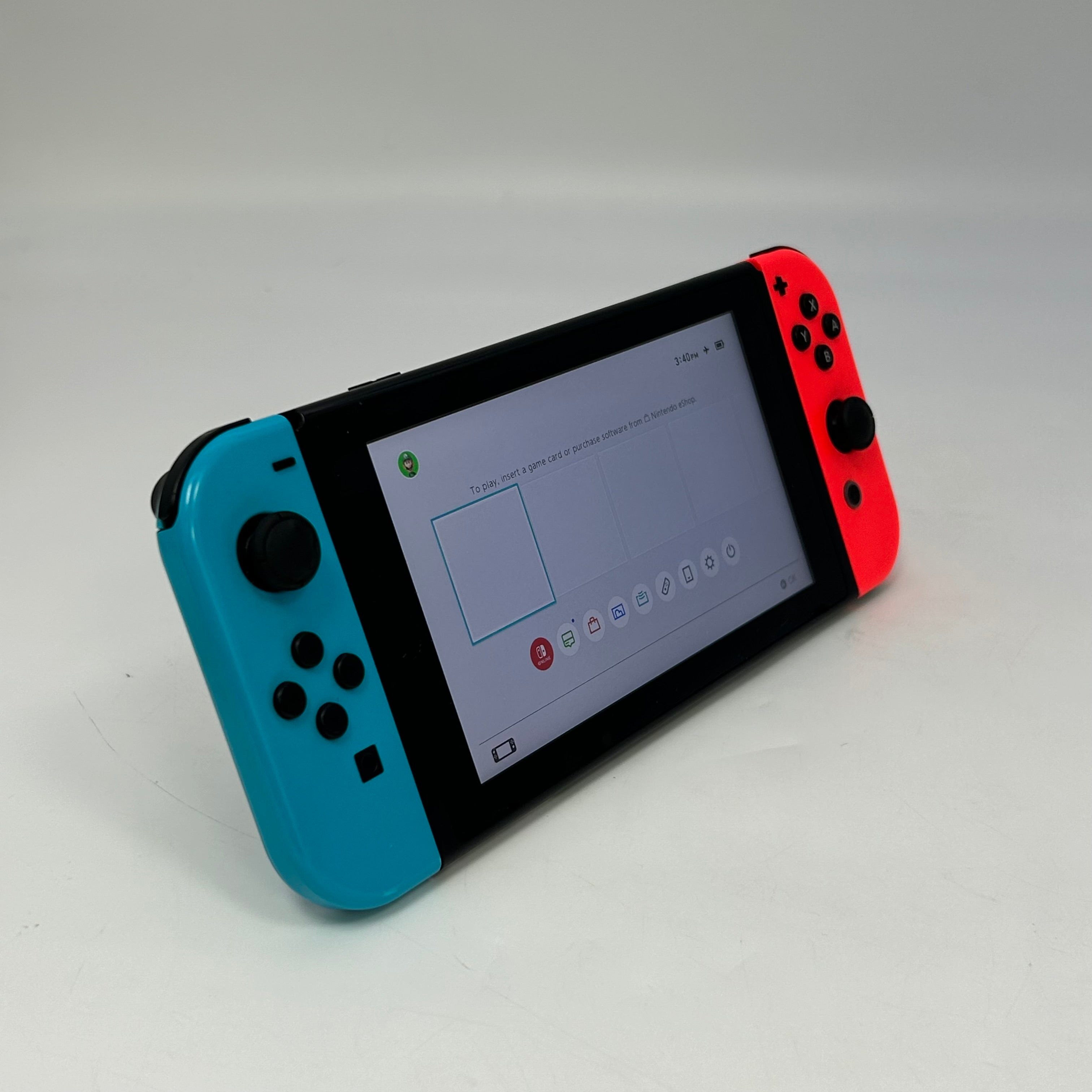 Nintendo Switch HAC-001 - Neon Red/Neon Blue 32GB Handheld Black Console Set