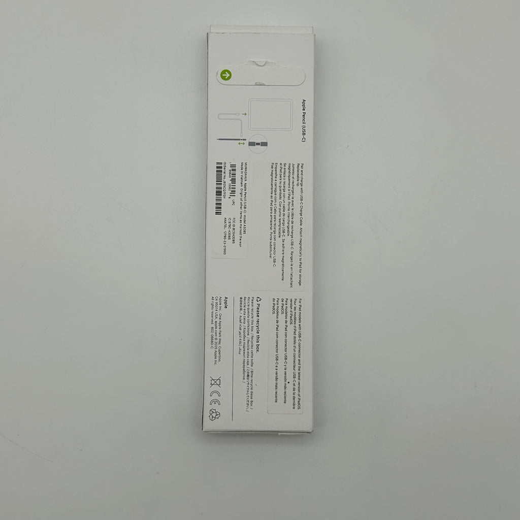 Apple Pencil USB-C 11",12.9",13" Smart Pencil Stylus White A3085 White Open Box