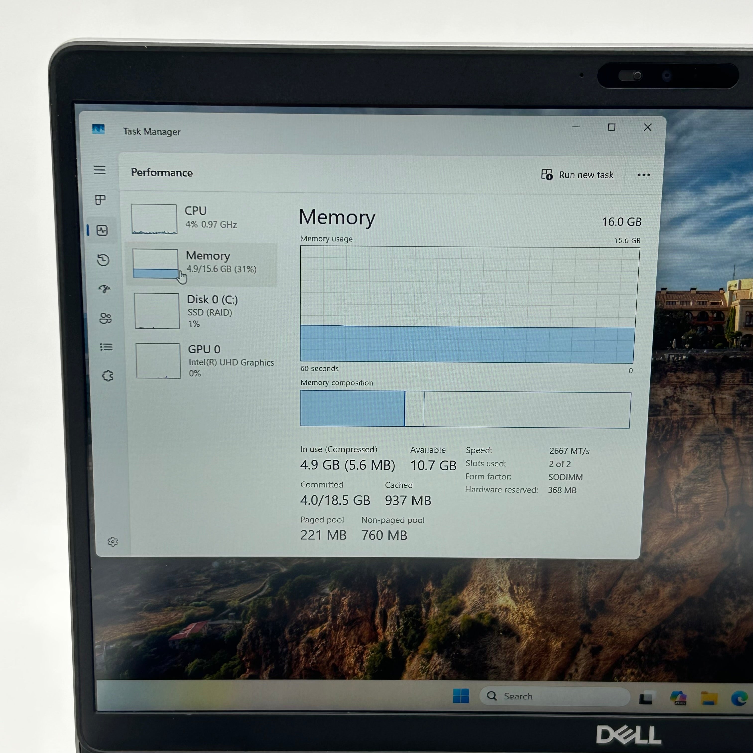 Dell Latitude 5510 15.6" i5-10210U 16GB RAM 256GB SSD Win10 Charger Mouse READ