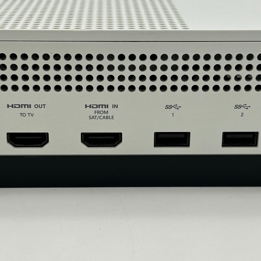 Microsoft Xbox One S 1681 500GB White Console w/ Controller & Cable TESTED