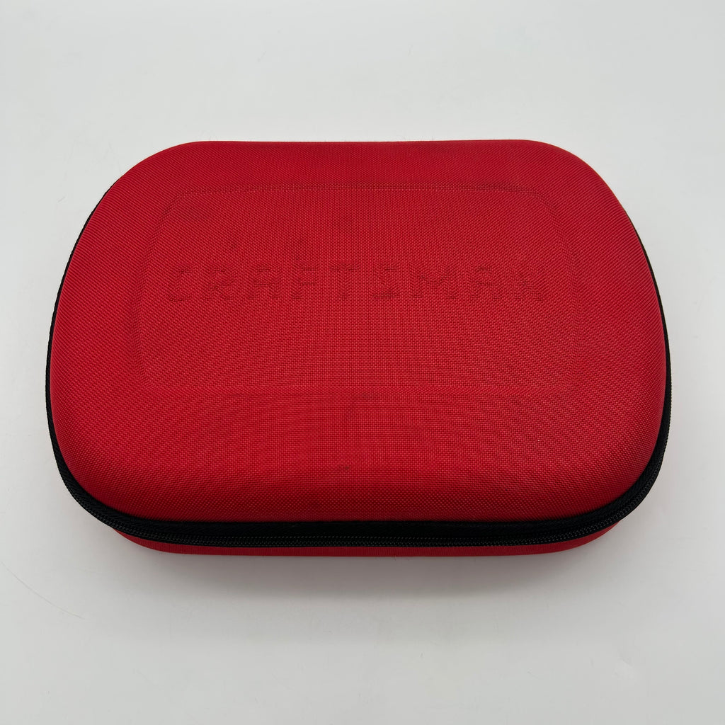 CRAFTSMAN 4-in-1 Level with Laser Trac in Red Zippered Case - UNTESTED