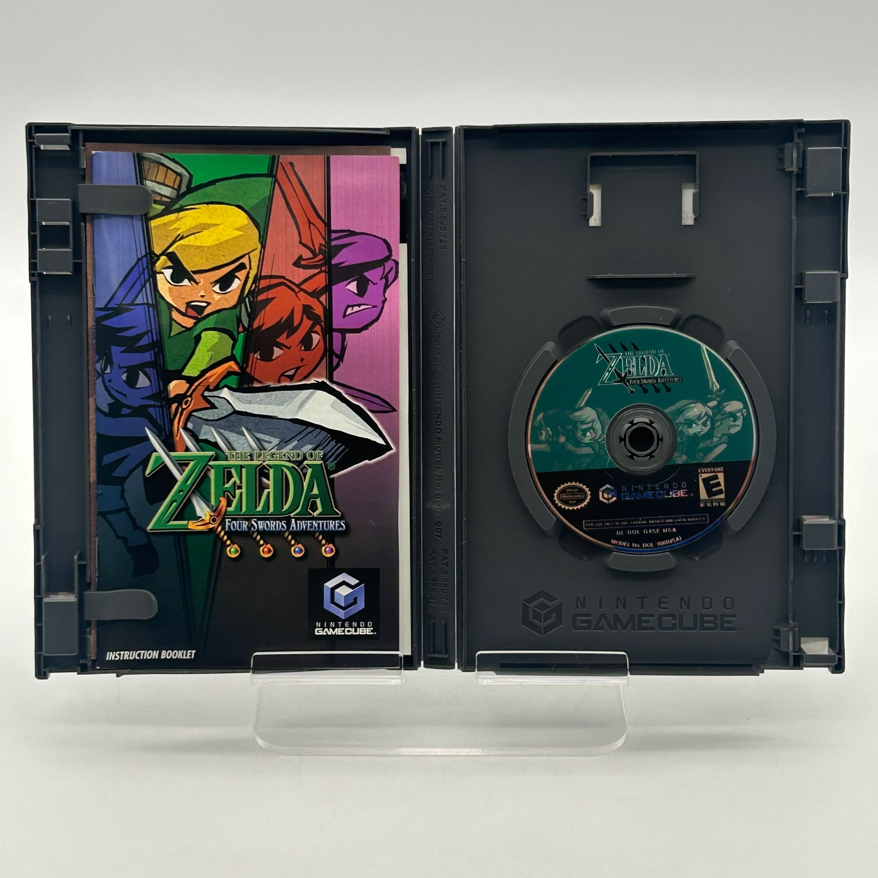 The Legend of Zelda: Four Swords Adventures Nintendo GameCube w/ Case and Manual