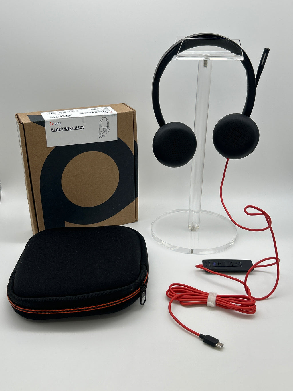Poly Blackwire 8225 Headphones - Used With Box