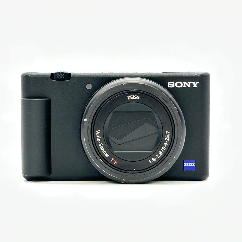 Sony ZV-1 Compact Digital Camera Zeiss Lens Flip-out Screen Black USB f/1.8-2.8 - Black - Used