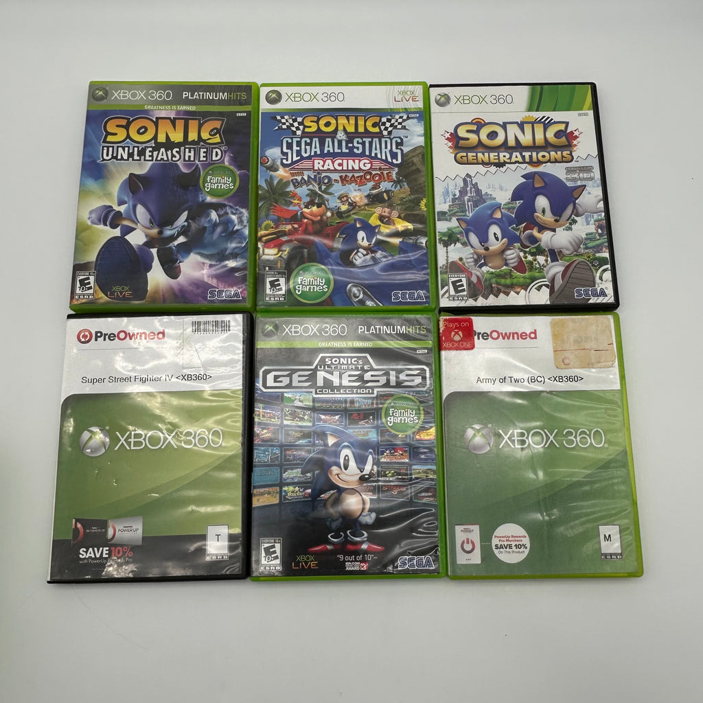 Xbox 360 Slim 250GB Gaming Set – 13 Games & 3 Controllers: 1 Functional & 2 Defective - Used