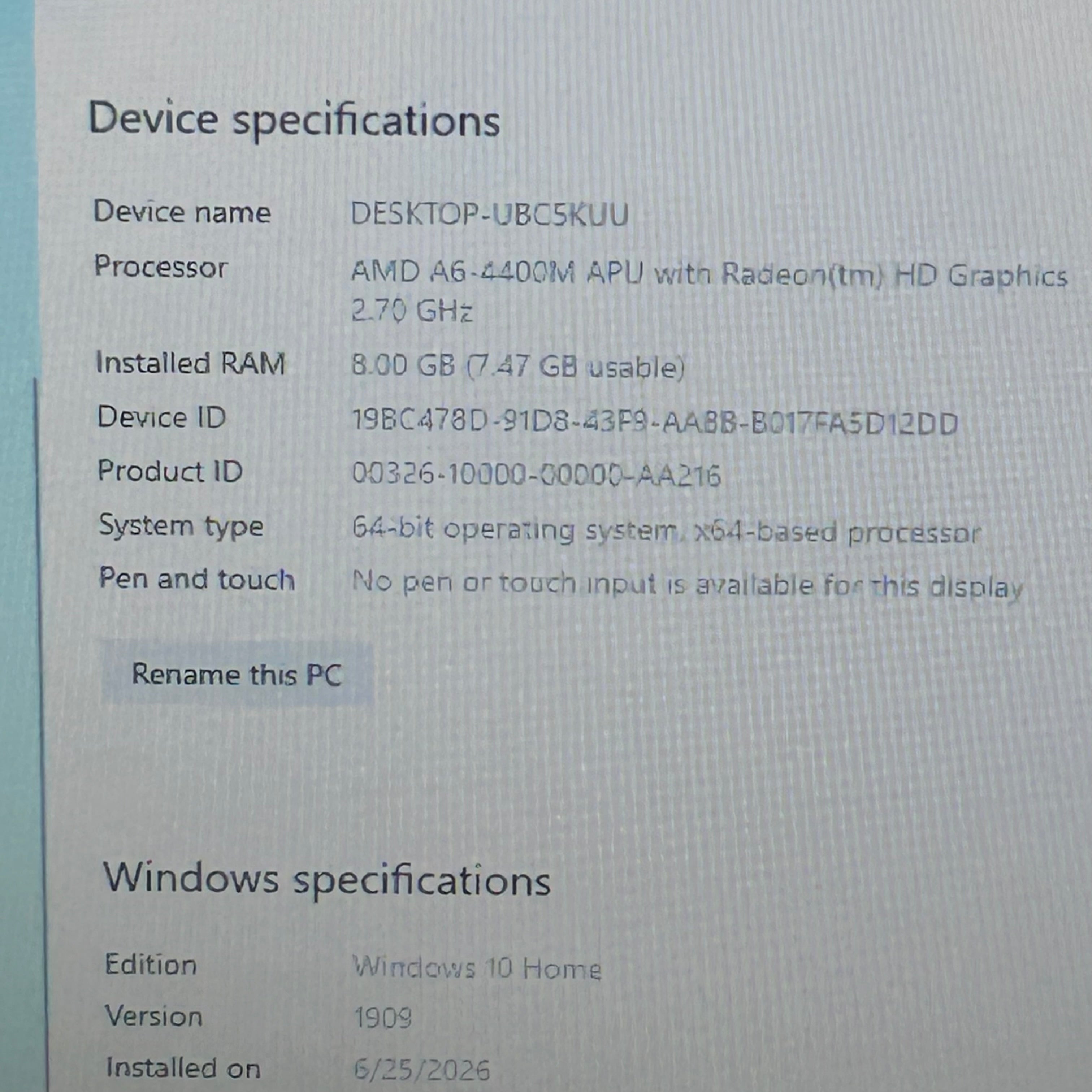 HP Pavilion G6 15.6-Inch Laptop | AMD A6-4400M APU| 8GB RAM| 1TB HDD| Red w/ Charger