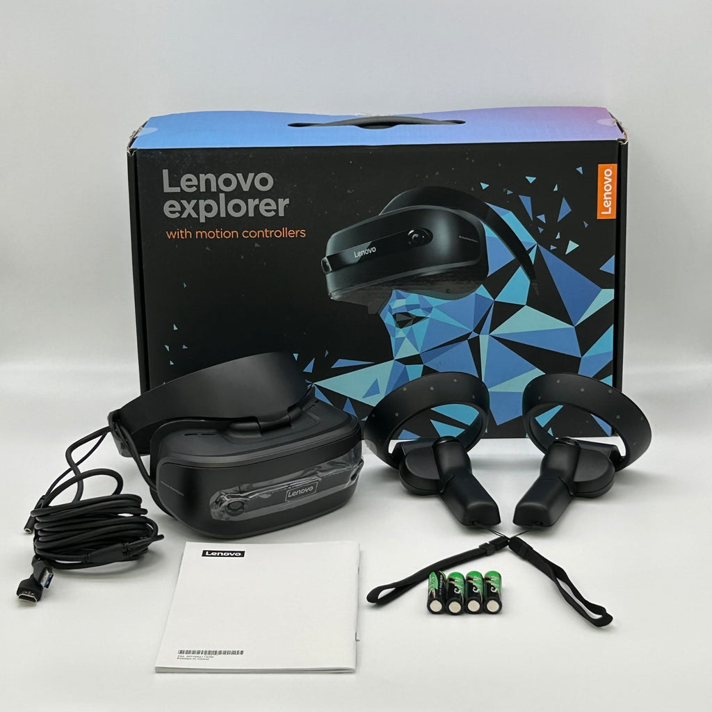 Lenovo Explorer Headset  VR-2511N Set with Controllers - Untested/Parts Only