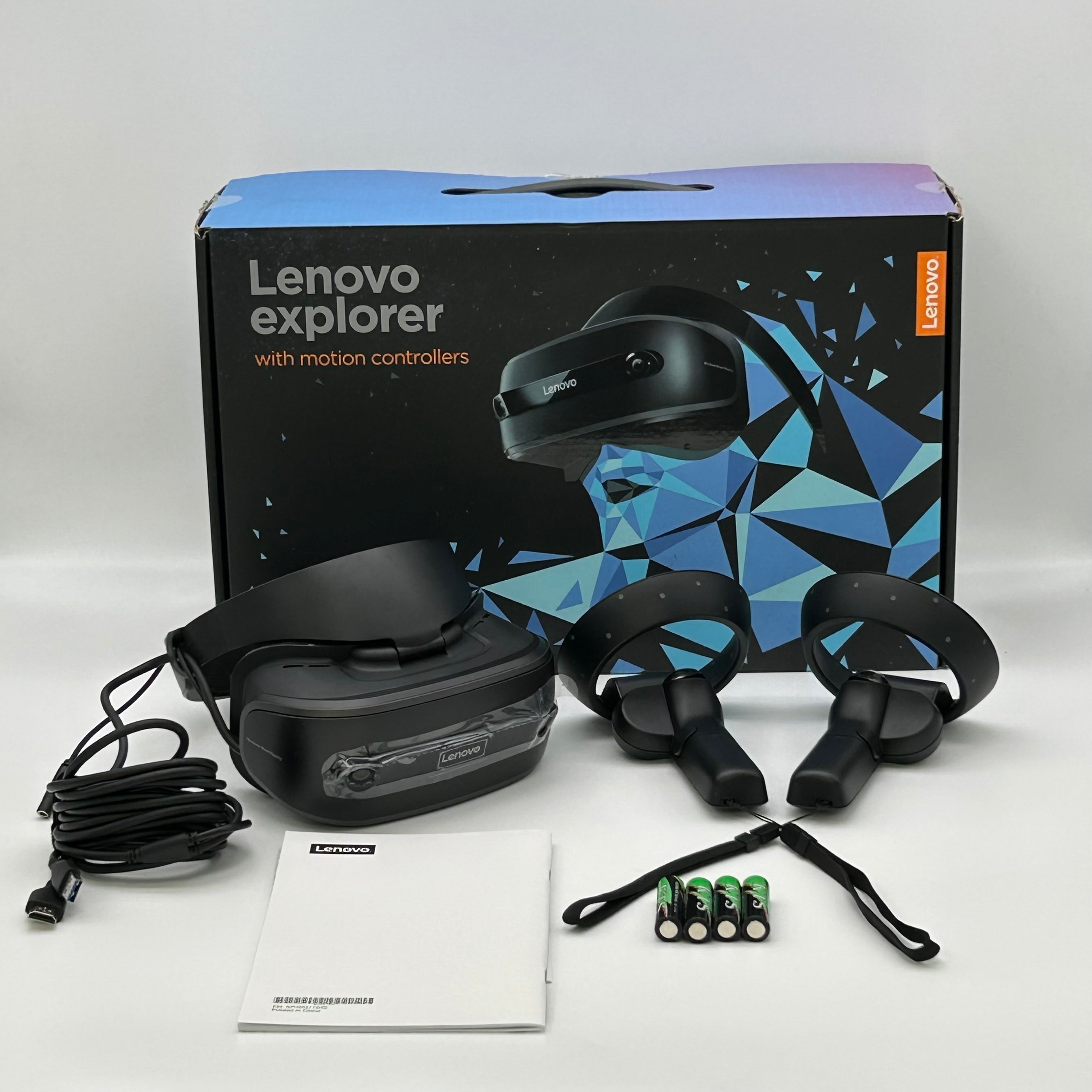 Lenovo Explorer Headset  VR-2511N Set with Controllers - Untested/Parts Only