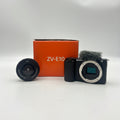 Sony Alpha ZV-E10 APS-C Mirrorless Vlog Camera Kit 16-55mm Lens Black