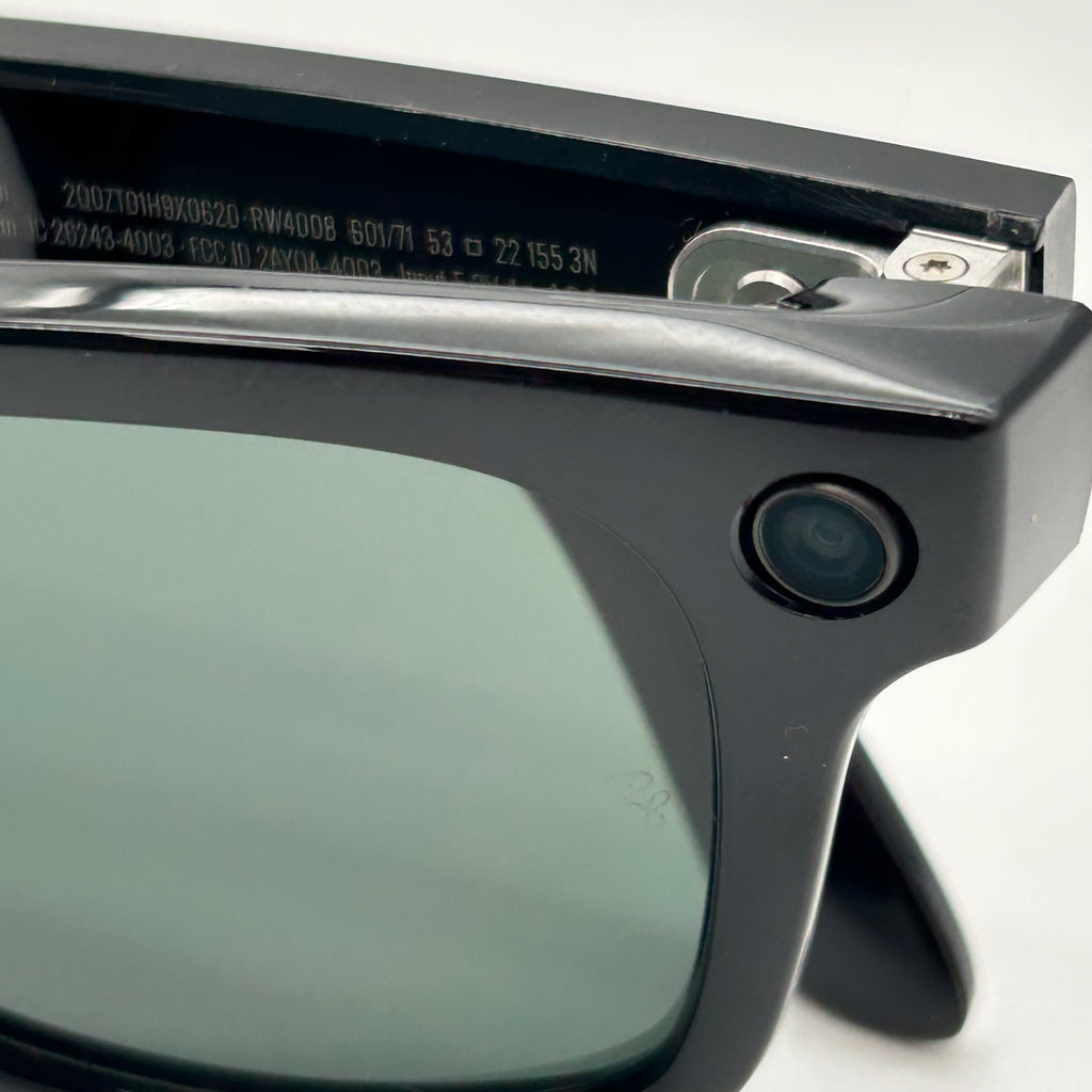 Ray-Ban Meta Wayfarer Smart Glasses Black RW4008 601/71 53mm w/ Case