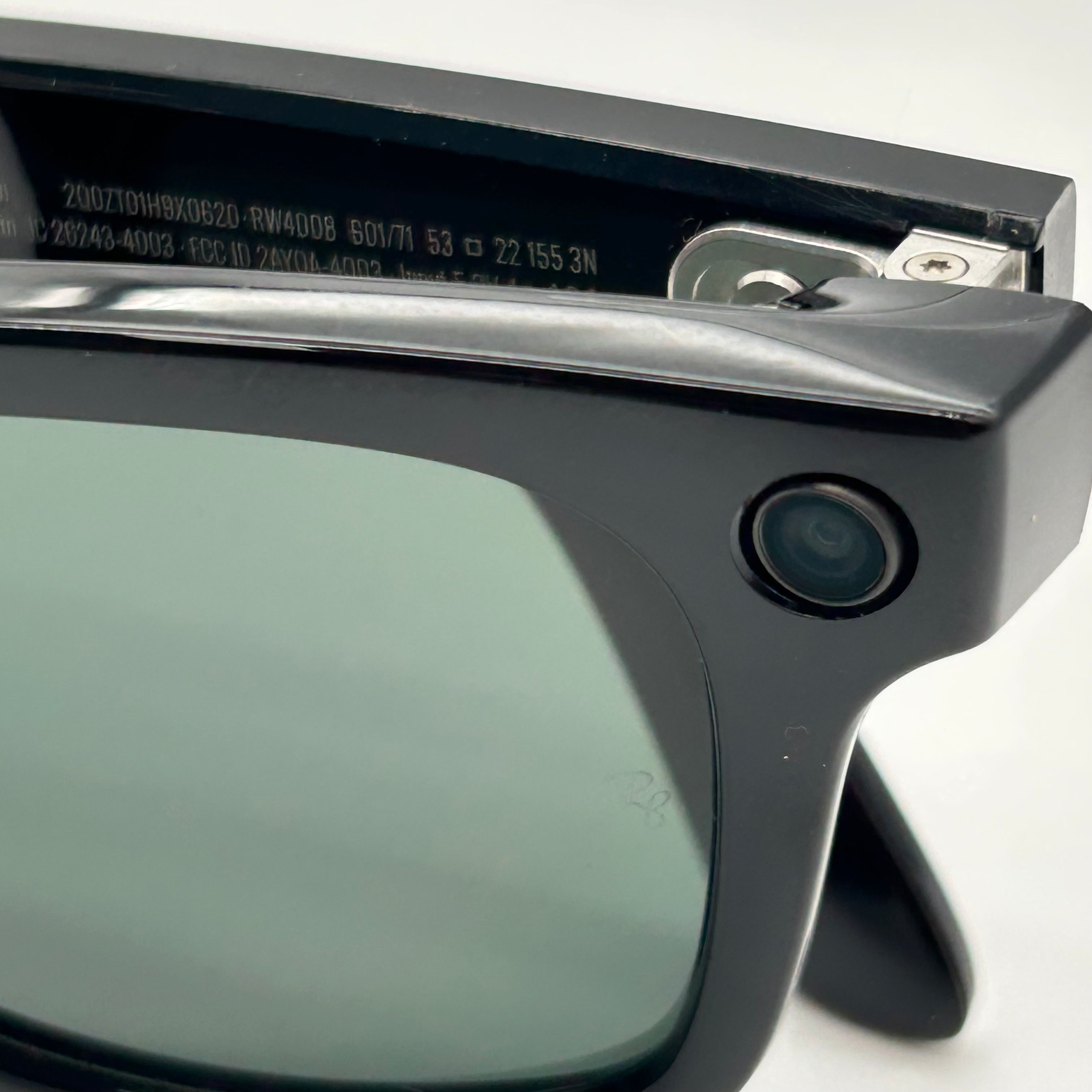 Ray-Ban Meta Wayfarer Smart Glasses Black RW4008 601/71 53mm w/ Case