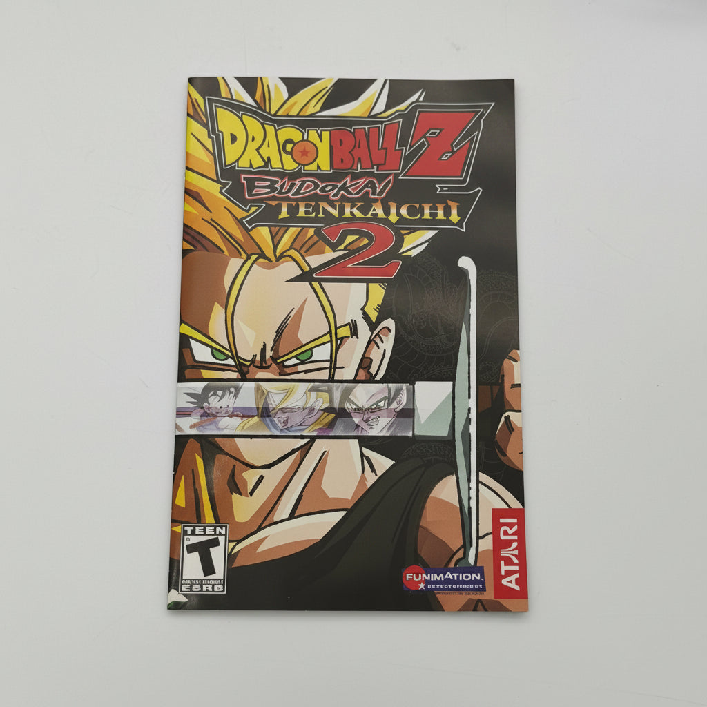 Dragon Ball Z Budokai Tenkaichi 2 PS2 PlayStation 2 - CIB w/Manual +  Disc!