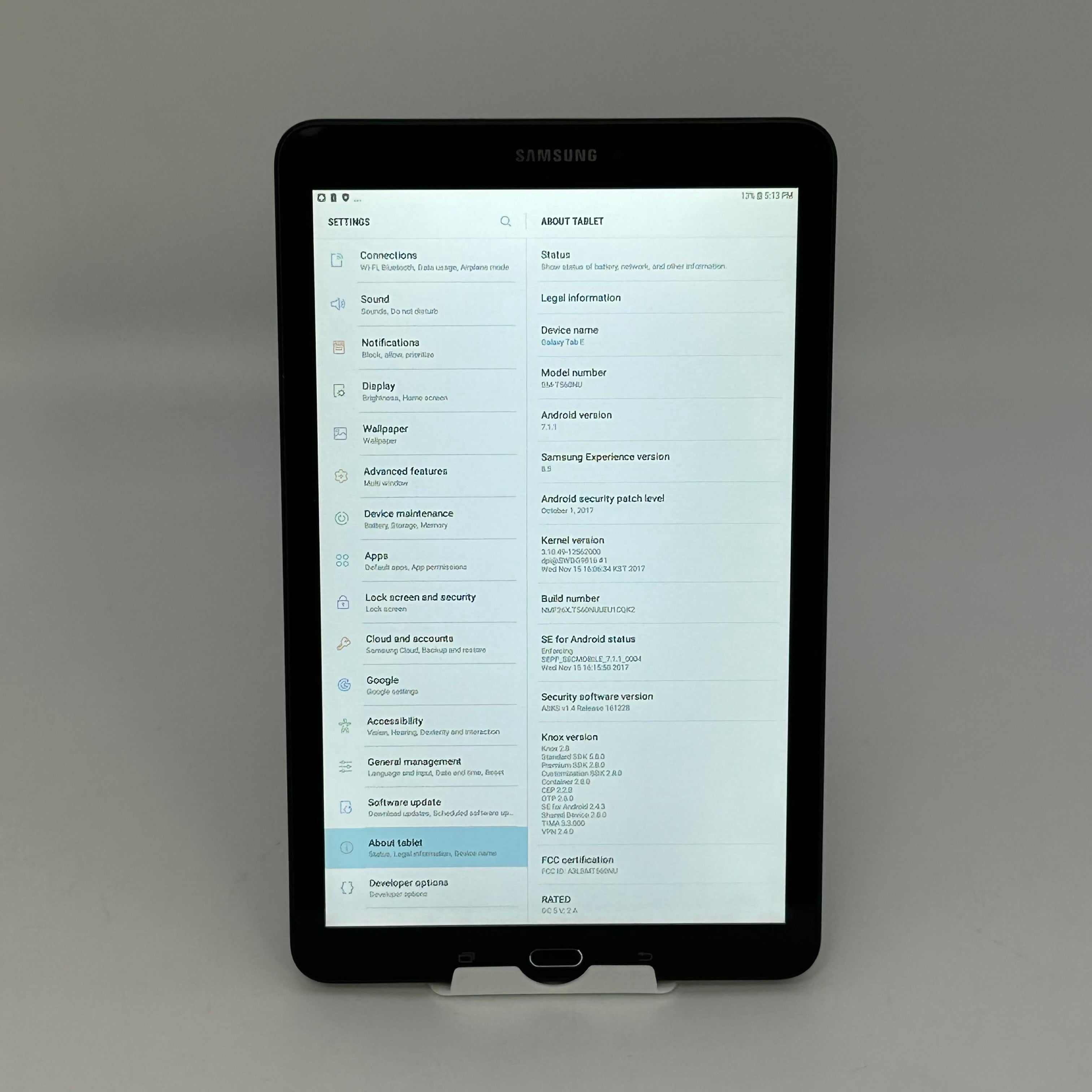 Samsung Galaxy Tablet E SM-T560NU 16GB, Wi-Fi, 9.6in - Black