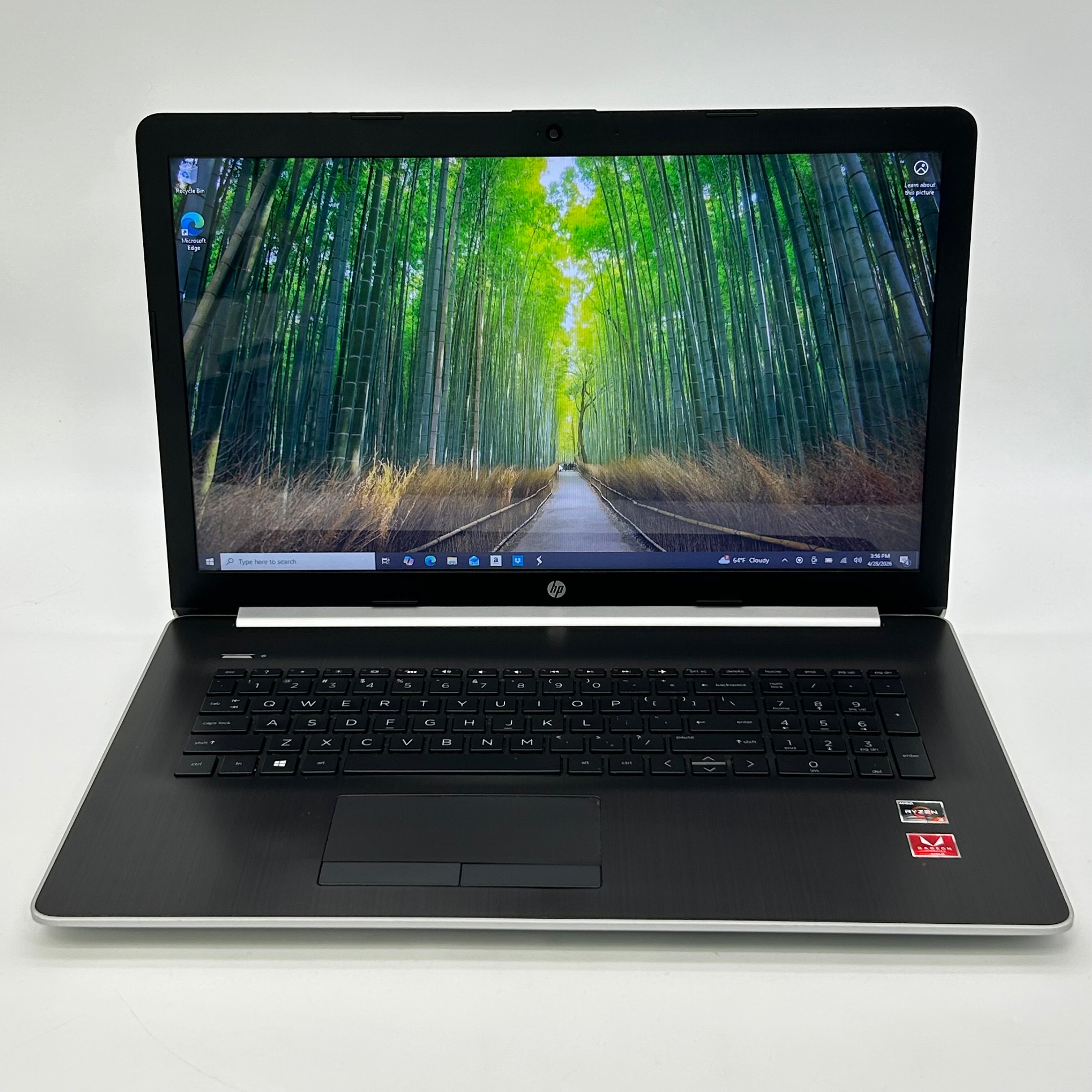 HP Laptop 17-ca0011ds 17.3-inch AMD Ryzen 3 2300U 8GB RAM 1TB HDD Gray