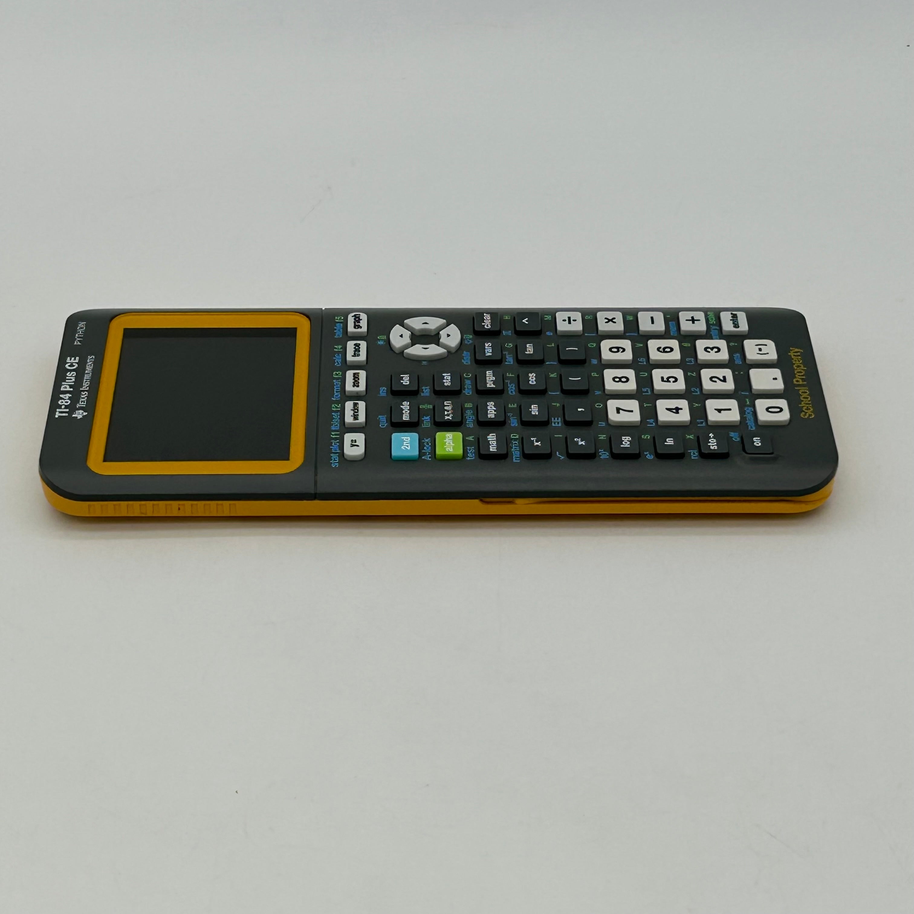 Texas Instruments TI-84 Plus CE Python Yellow School Graphing Calculator