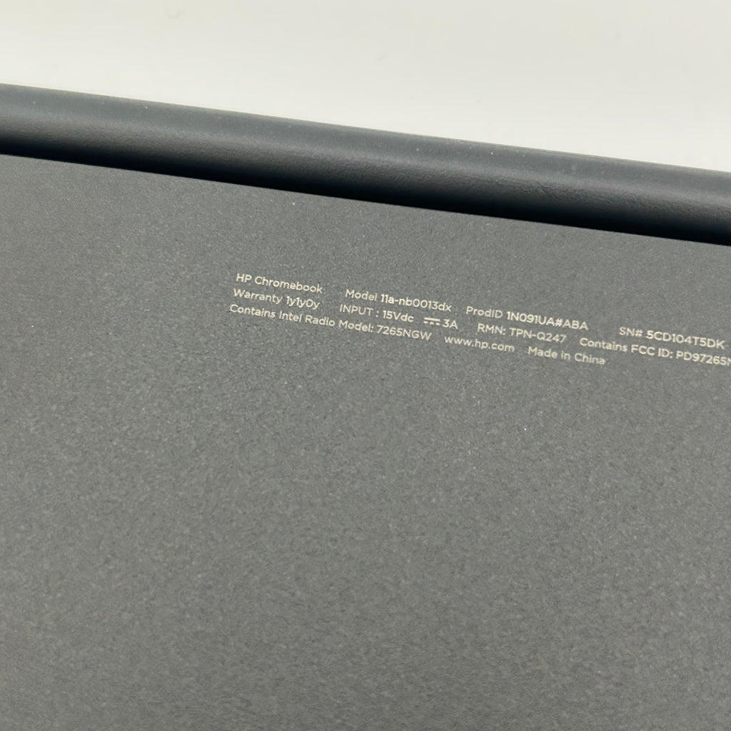 HP Chromebook 11a-nb0013dx 11.6 in 32GB Intel Celeron 4GB Ash Gray