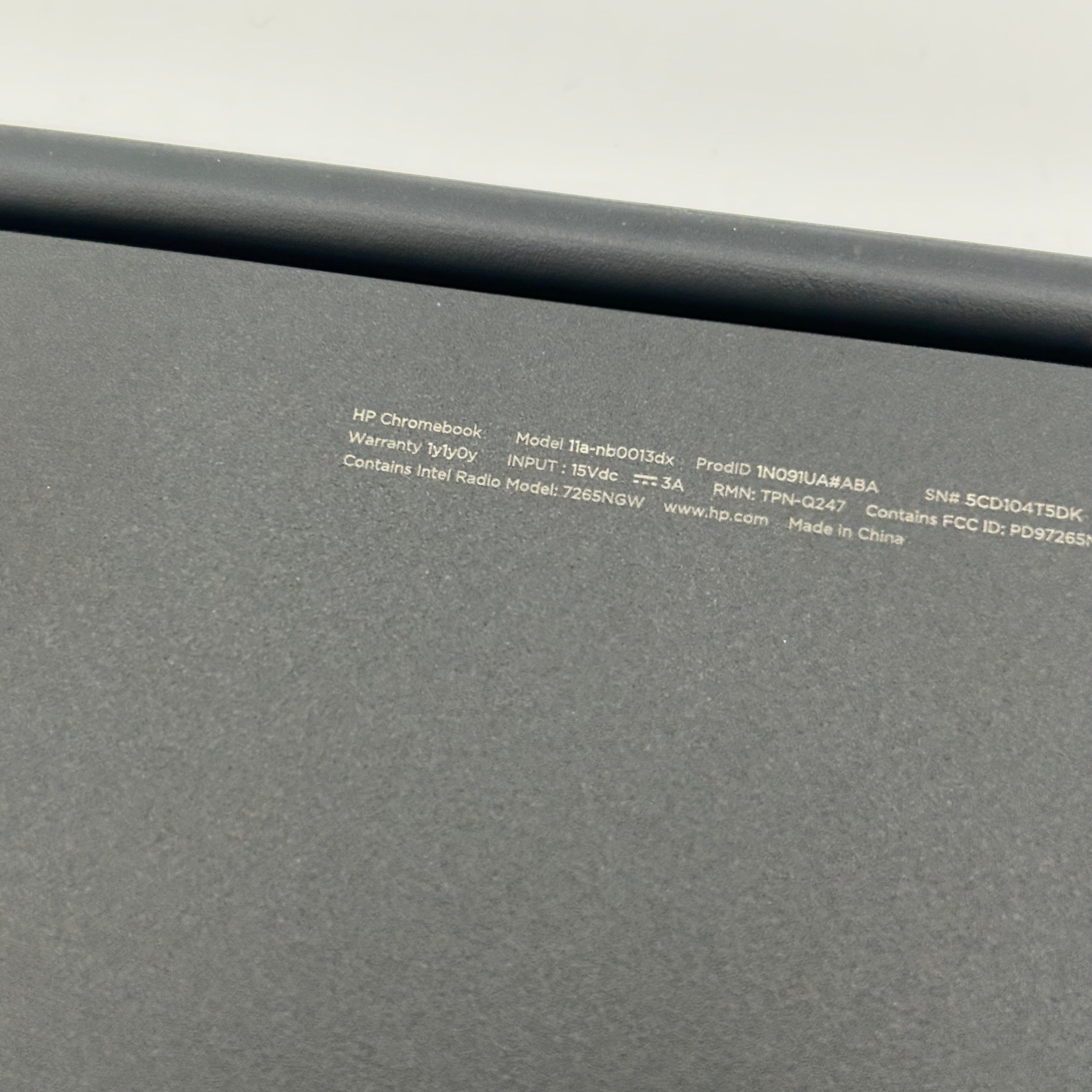 HP Chromebook 11a-nb0013dx 11.6 in 32GB Intel Celeron 4GB Ash Gray
