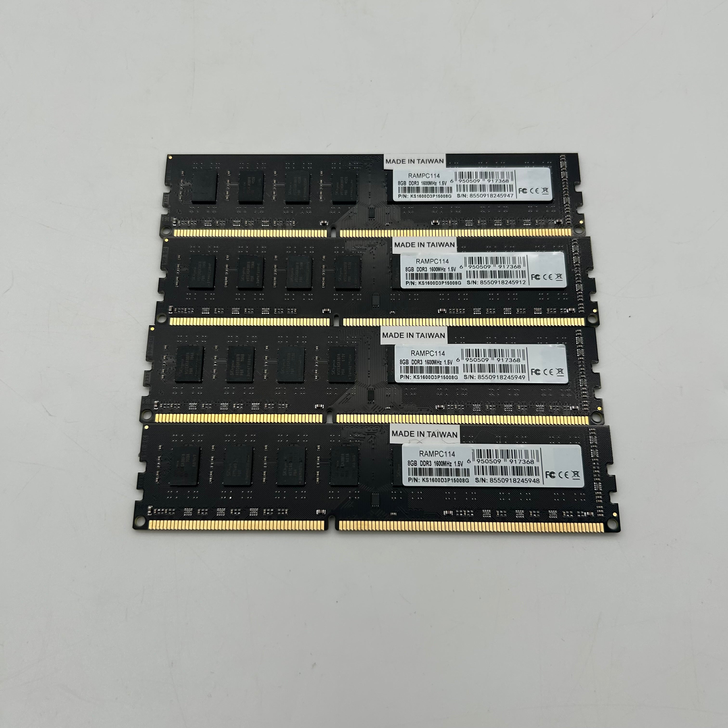 KingSpec 32GB DDR 3 RAM (4x8GB) 1600MHZ - KS1600D3P15008G