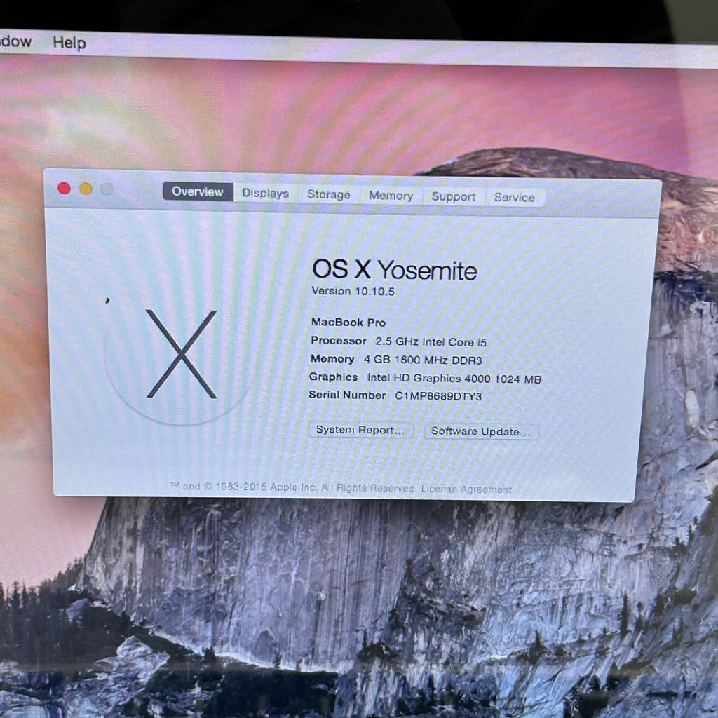 Apple MacBook Pro 13" A1278 2012 - Used