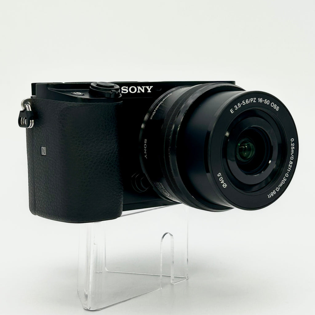 Sony Alpha A6100 APS-C Mirrorless Interchangeable-Lens Camera with 16-50mm - Black - Used