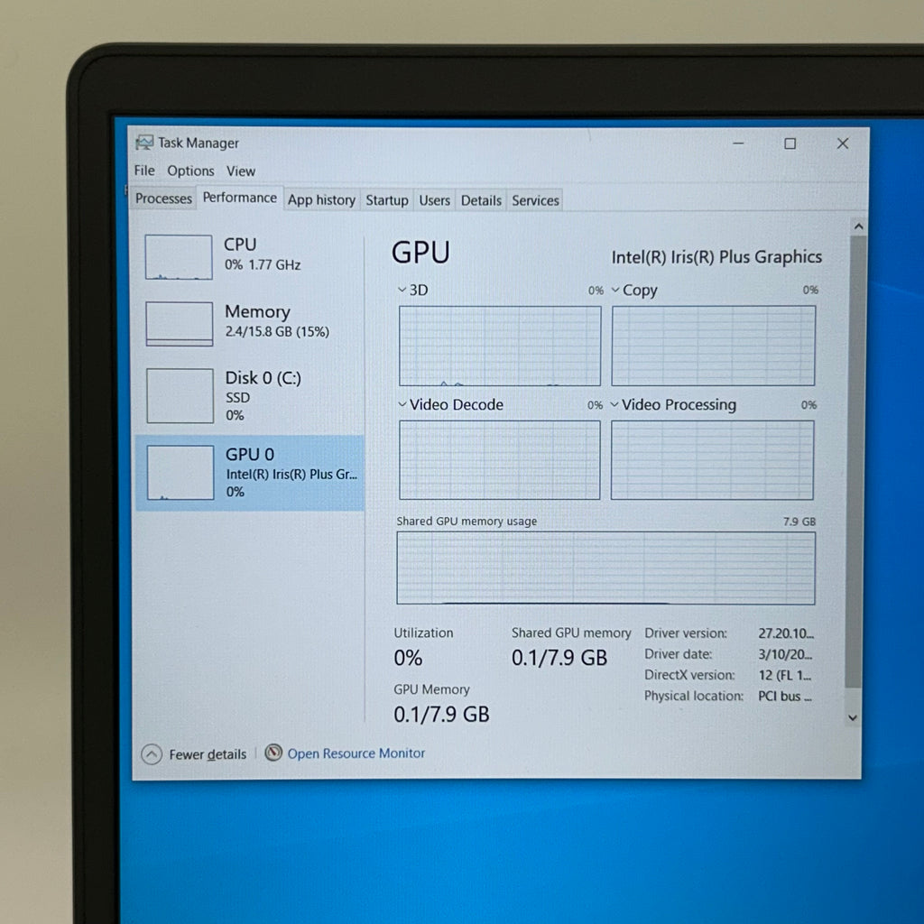 Dell Inspiron 5593 15.6" FHD Laptop Intel Core i7-1065G7 16GB RAM 512GB NVMe SSD Silver