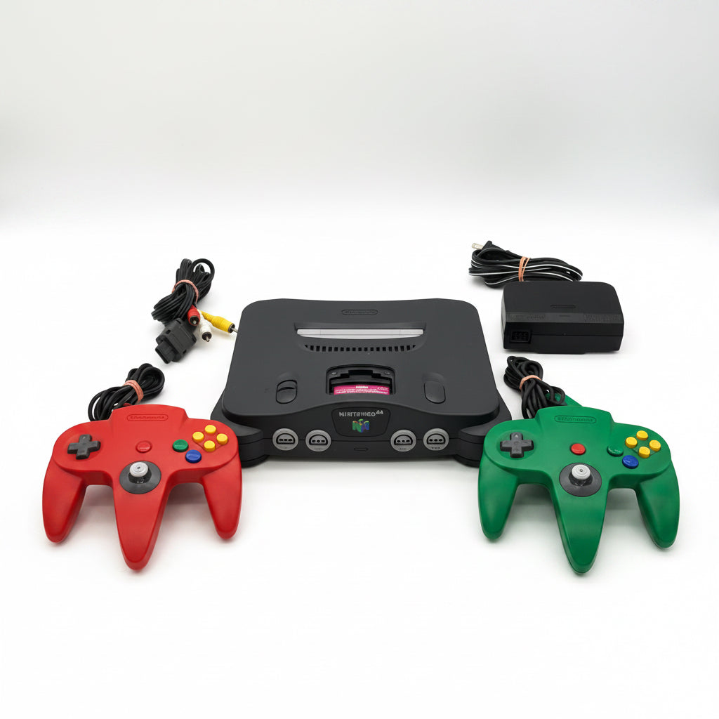 Official Nintendo 64 N64 Bundle NUS-001 w/ Controllers - UNTESTED