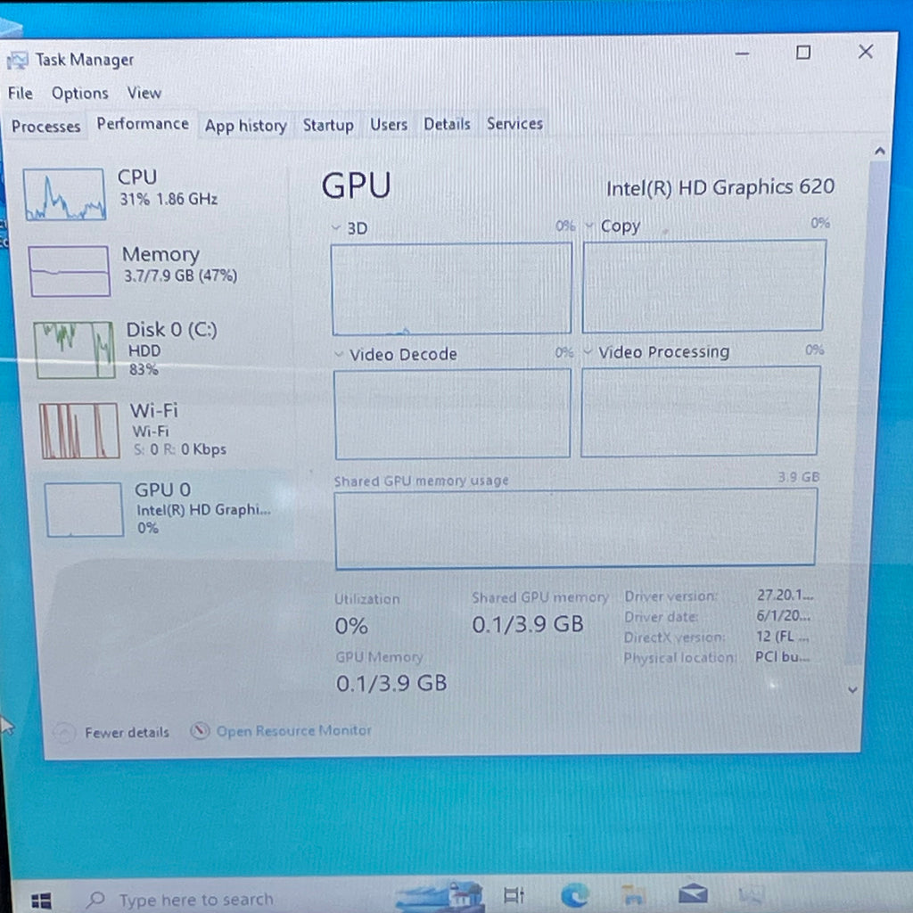 Dell Inspiron 15 3567 Core i5 7200U 8GB RAM 2TB - *READ*