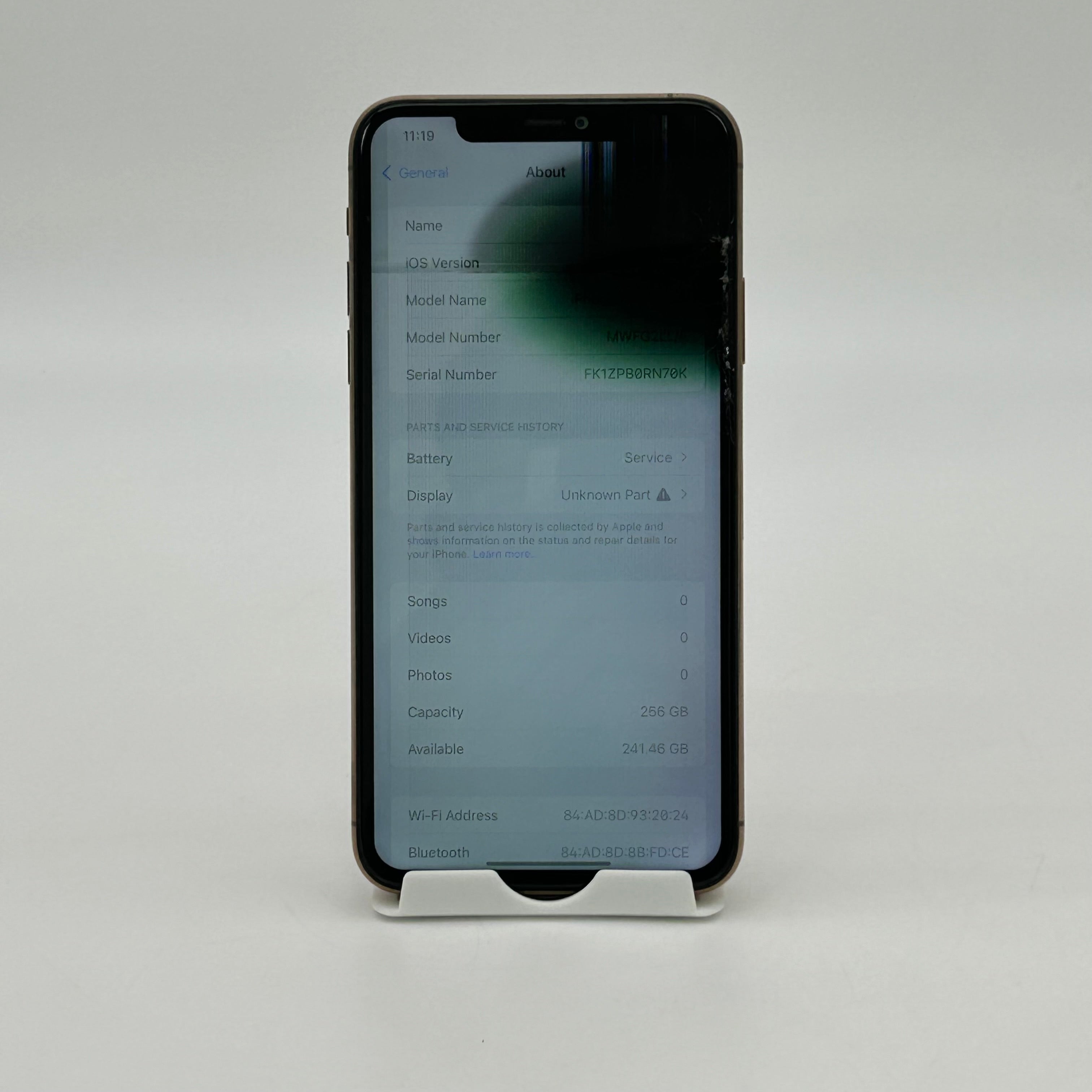 Apple iPhone 11 Pro Max 256GB Gold A2161 Unlocked Clean IMEI Broken