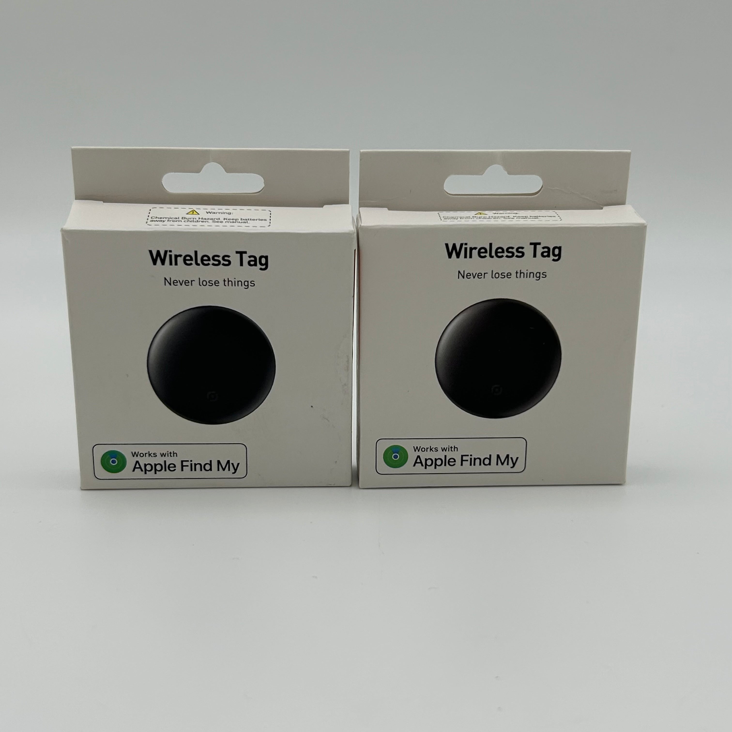 Rexzol Wireless Tag Black 2 pack -  compatible with Apple Find My - New in Box