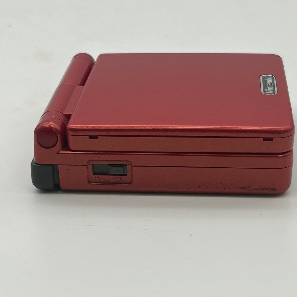 Nintendo Game Boy Advance SP (AGS-001) w/ Charger and 4 games - Tested