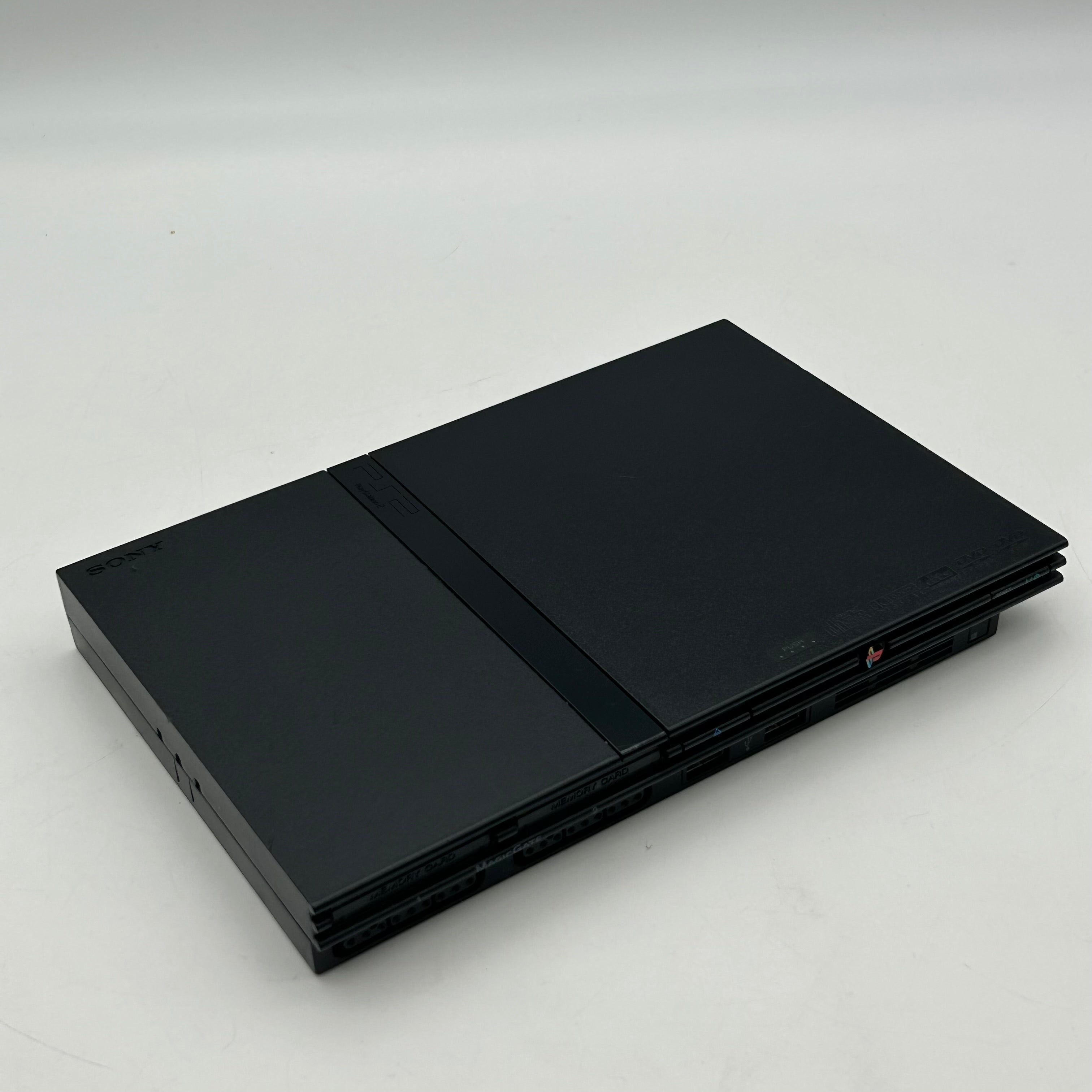 Sony PlayStation 2 PS2 Slim Black Console Bundle SCPH-75001