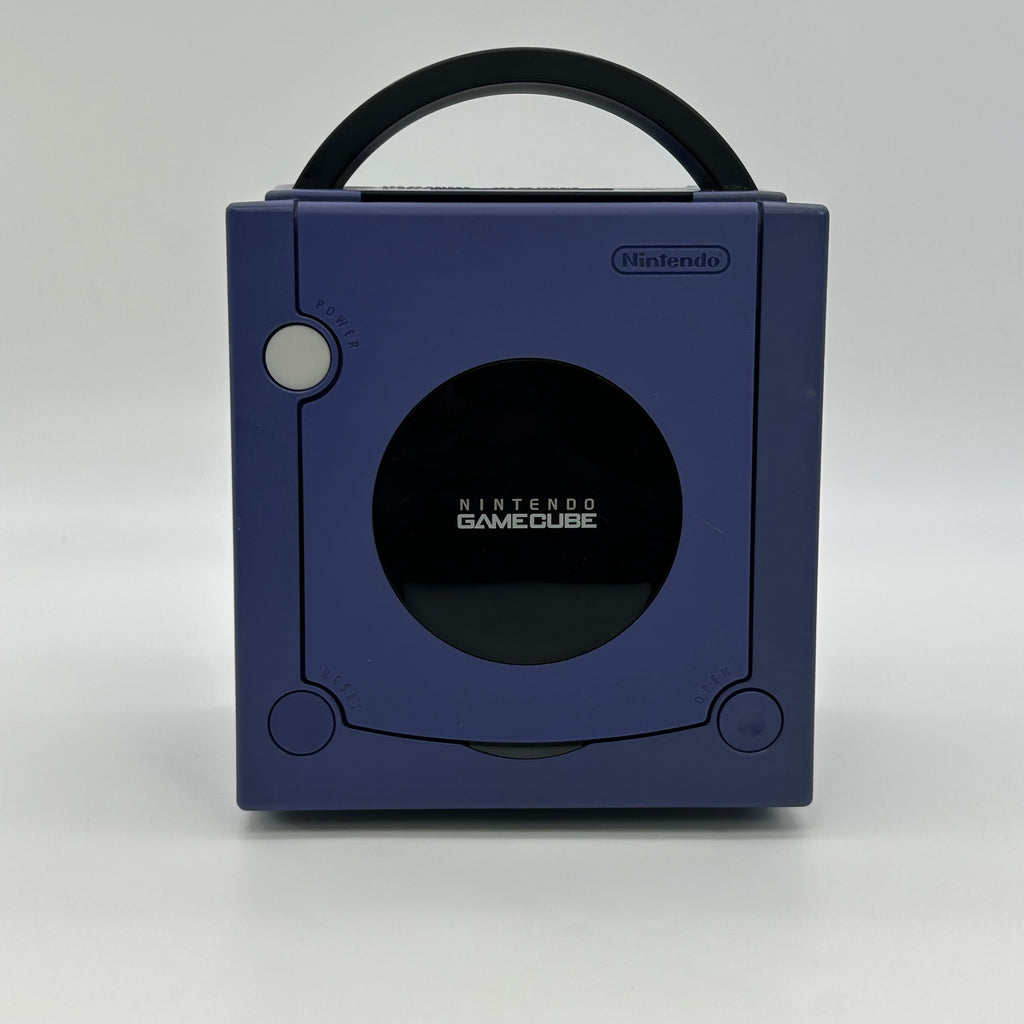 Nintendo GameCube Indigo DOL-001 Console Bundle 2 Controllers 2 Games TESTED